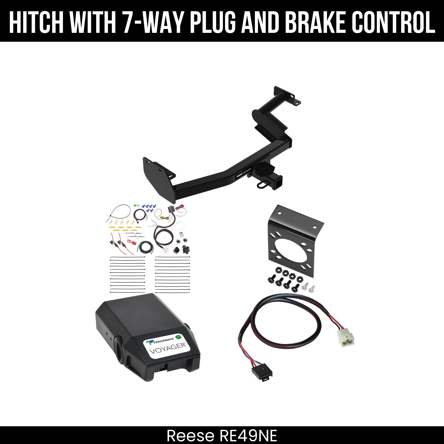 Trailer Hitch , 7-Way , Tekonsha Voyager Brake Control