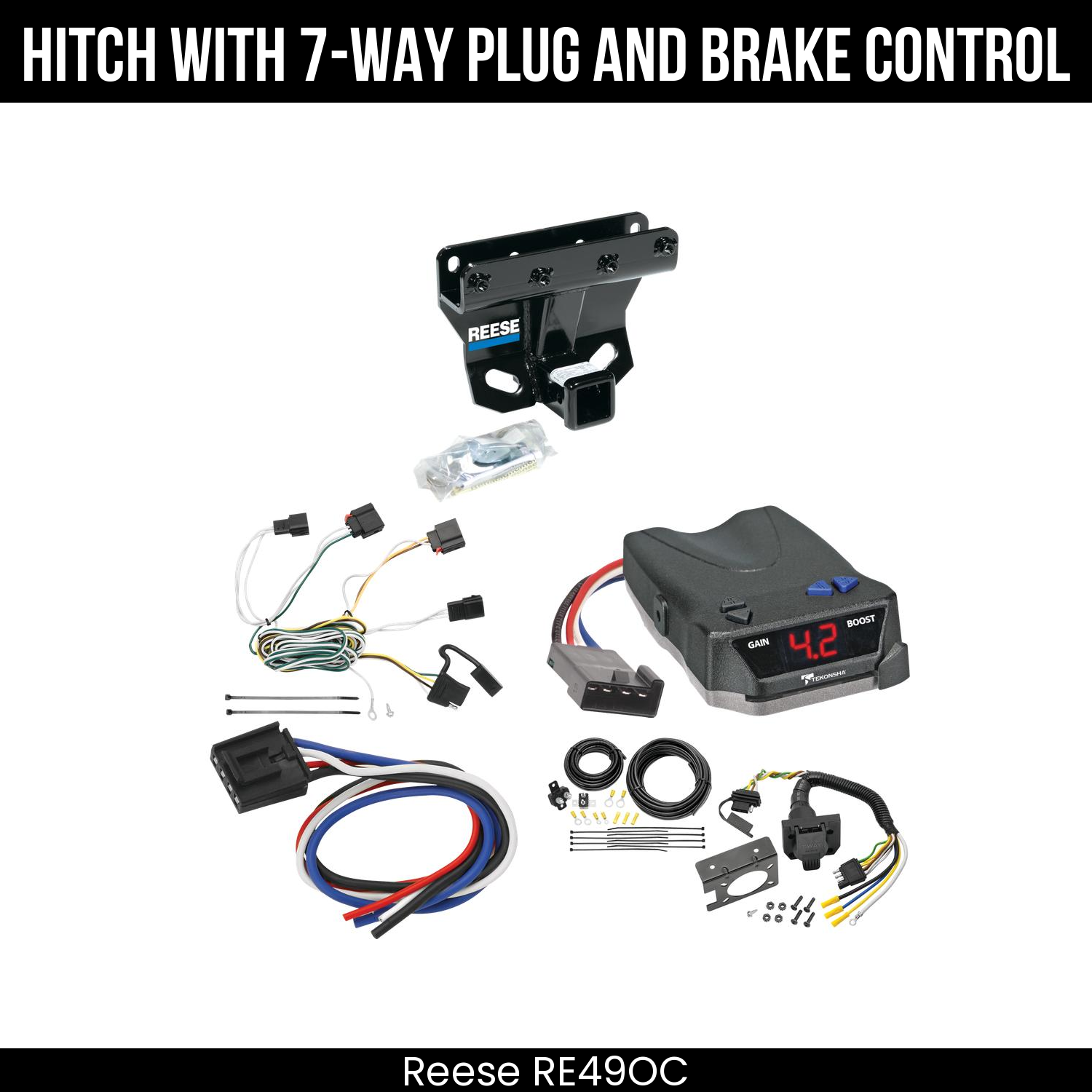 Trailer Hitch , 7-Way , Tekonsha Brake EVN Control