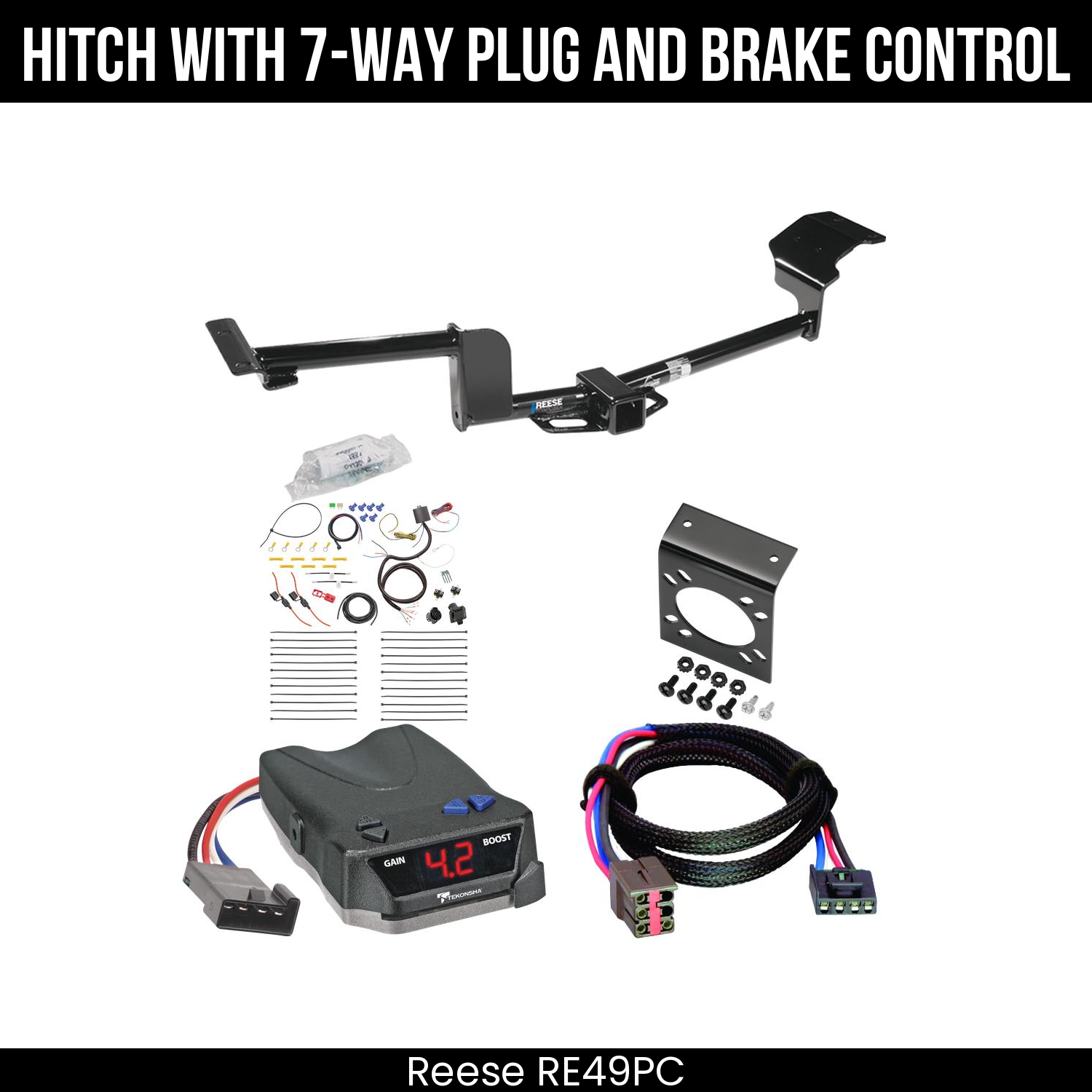 Trailer Hitch , 7-Way , Tekonsha Brake EVN Control