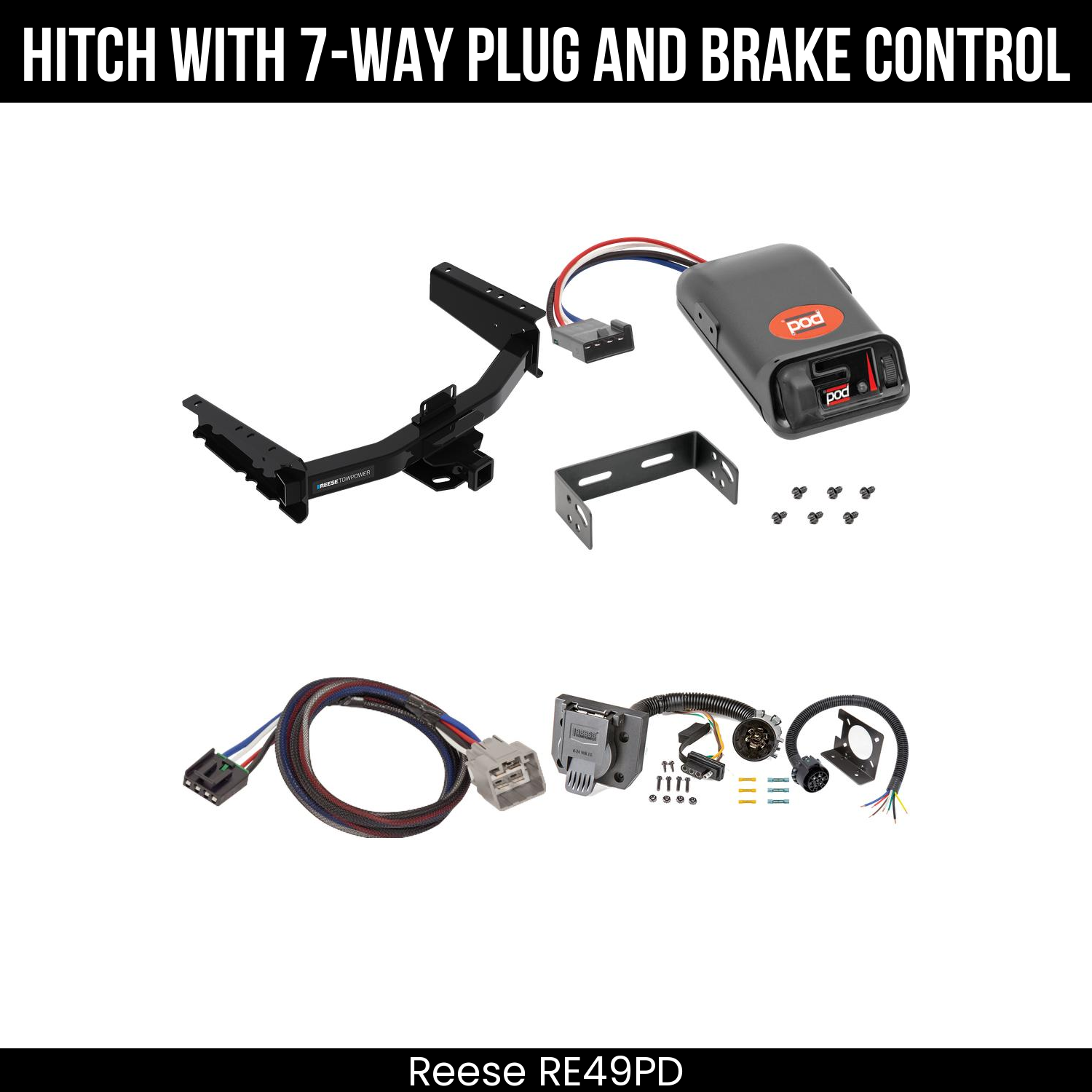Trailer Hitch , 7-Way , Pro Series POD Brake Control