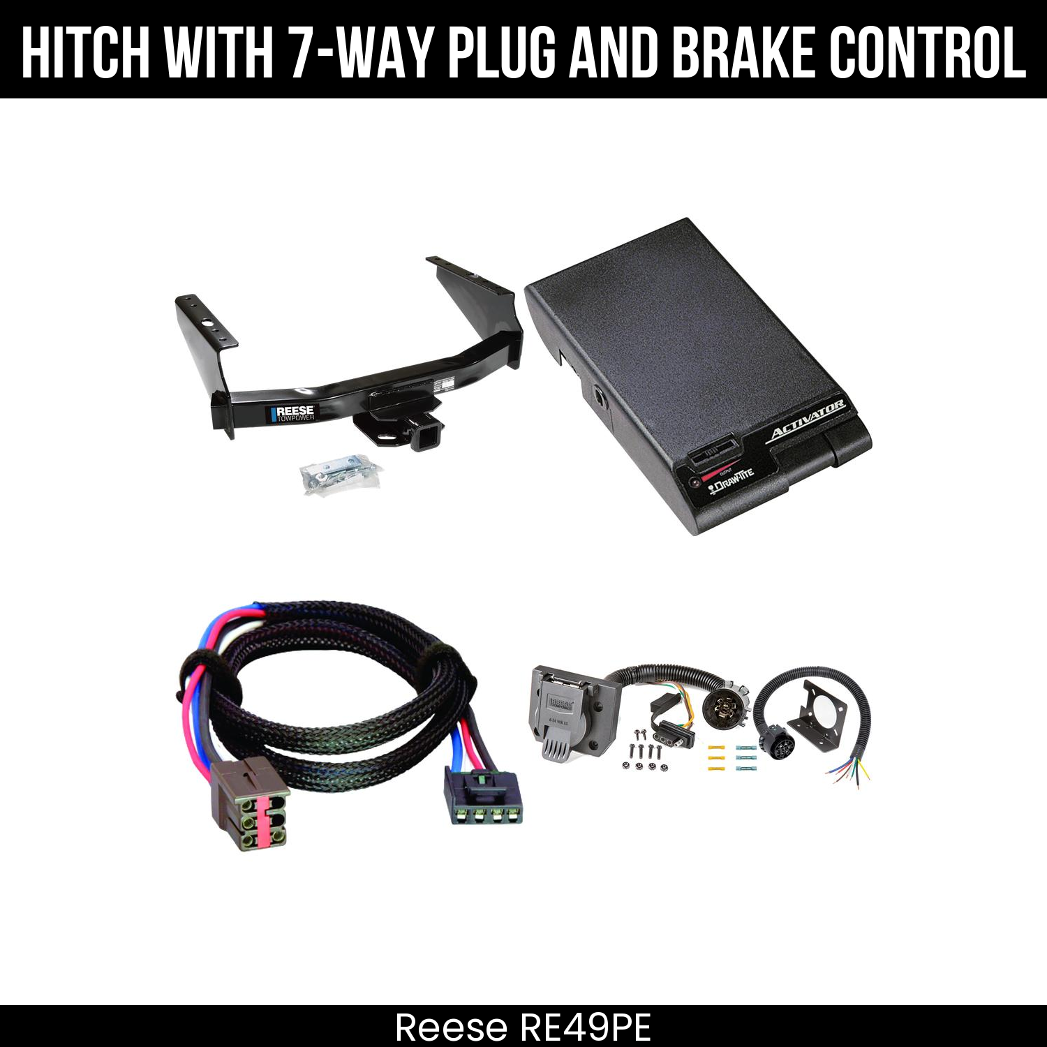 Trailer Hitch , 7-Way , Draw-Tite Activator Brake Control
