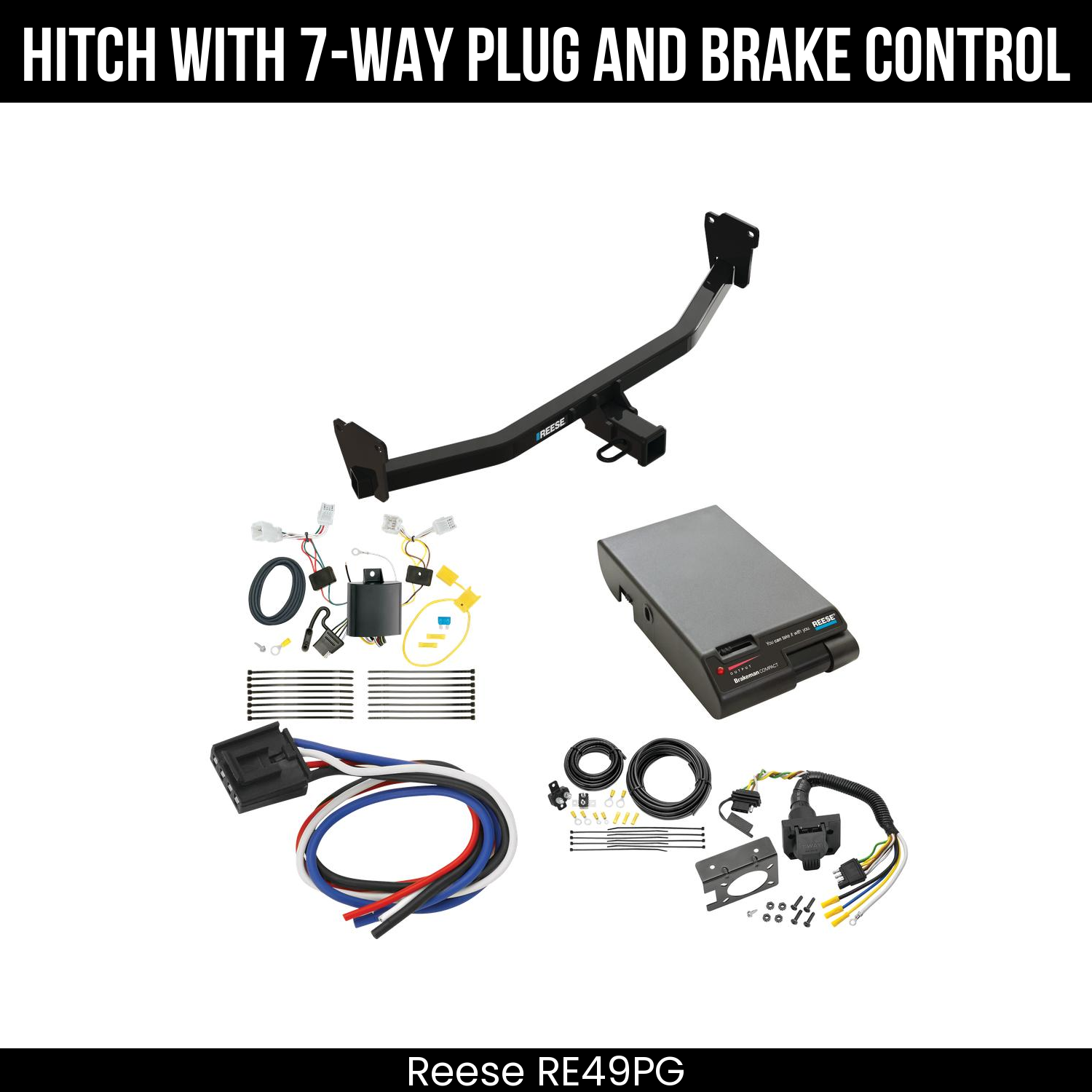 Trailer Hitch , 7-Way , Reese Brakeman Brake Control