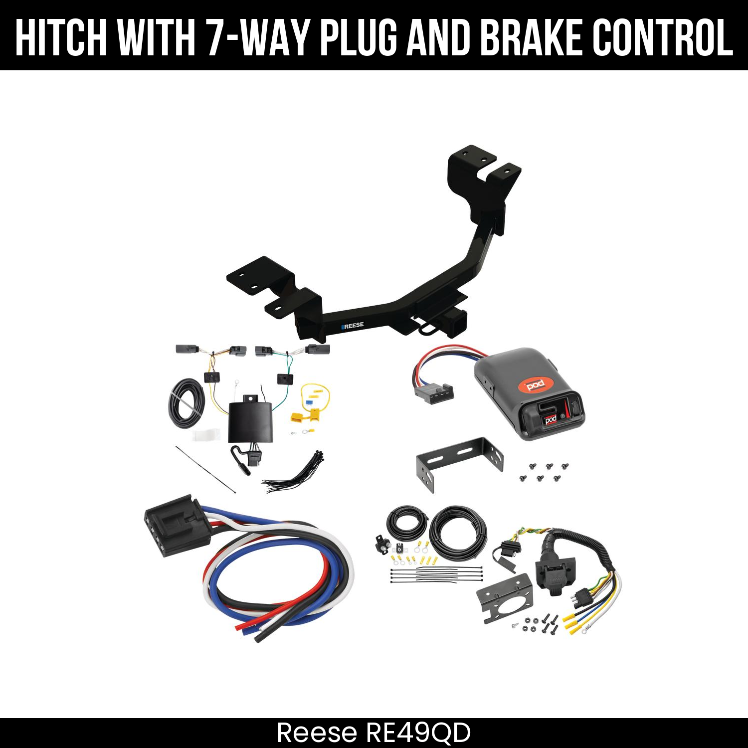 Trailer Hitch , 7-Way , Pro Series POD Brake Control