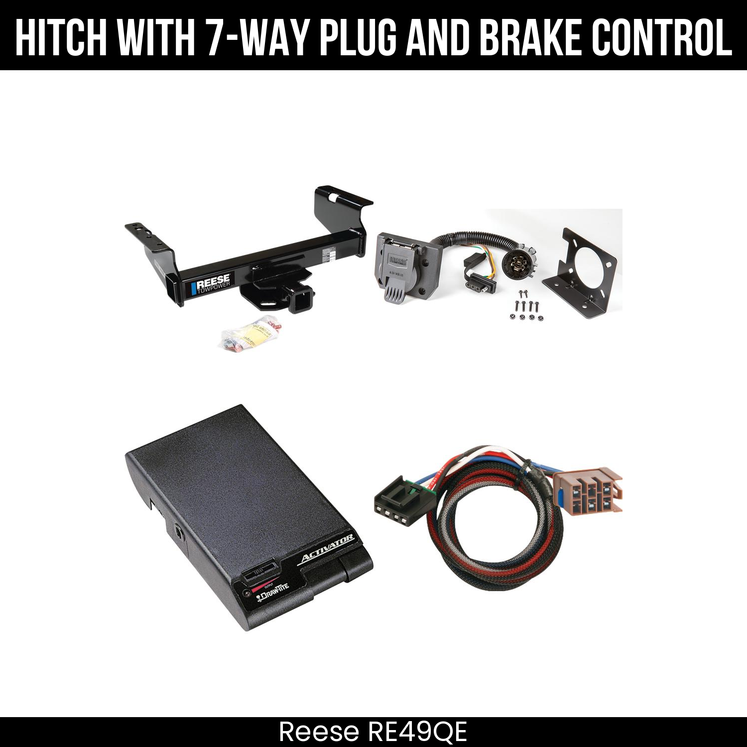 Trailer Hitch , 7-Way , Draw-Tite Activator Brake Control