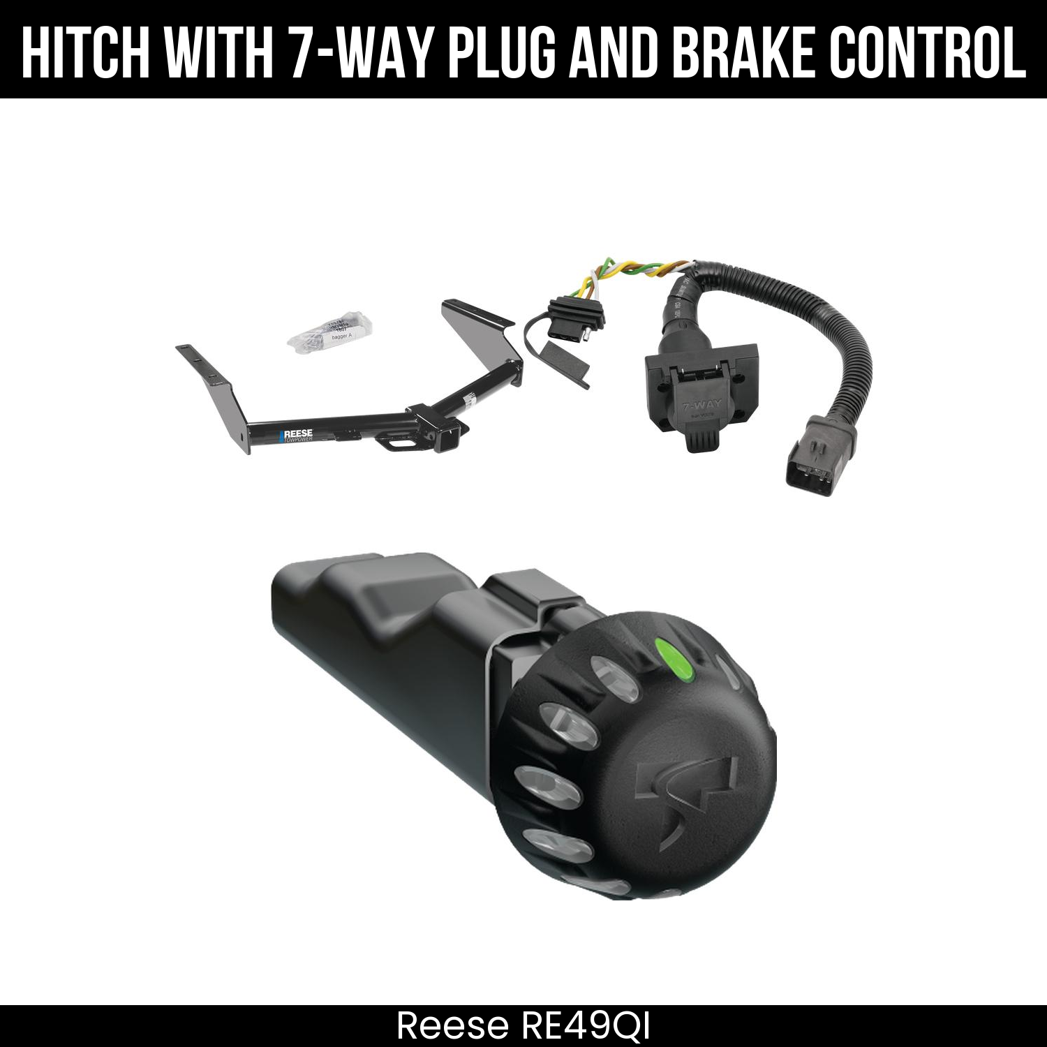Trailer Hitch , 7-Way , Tekonsha Voyager iD Smart Brake Control