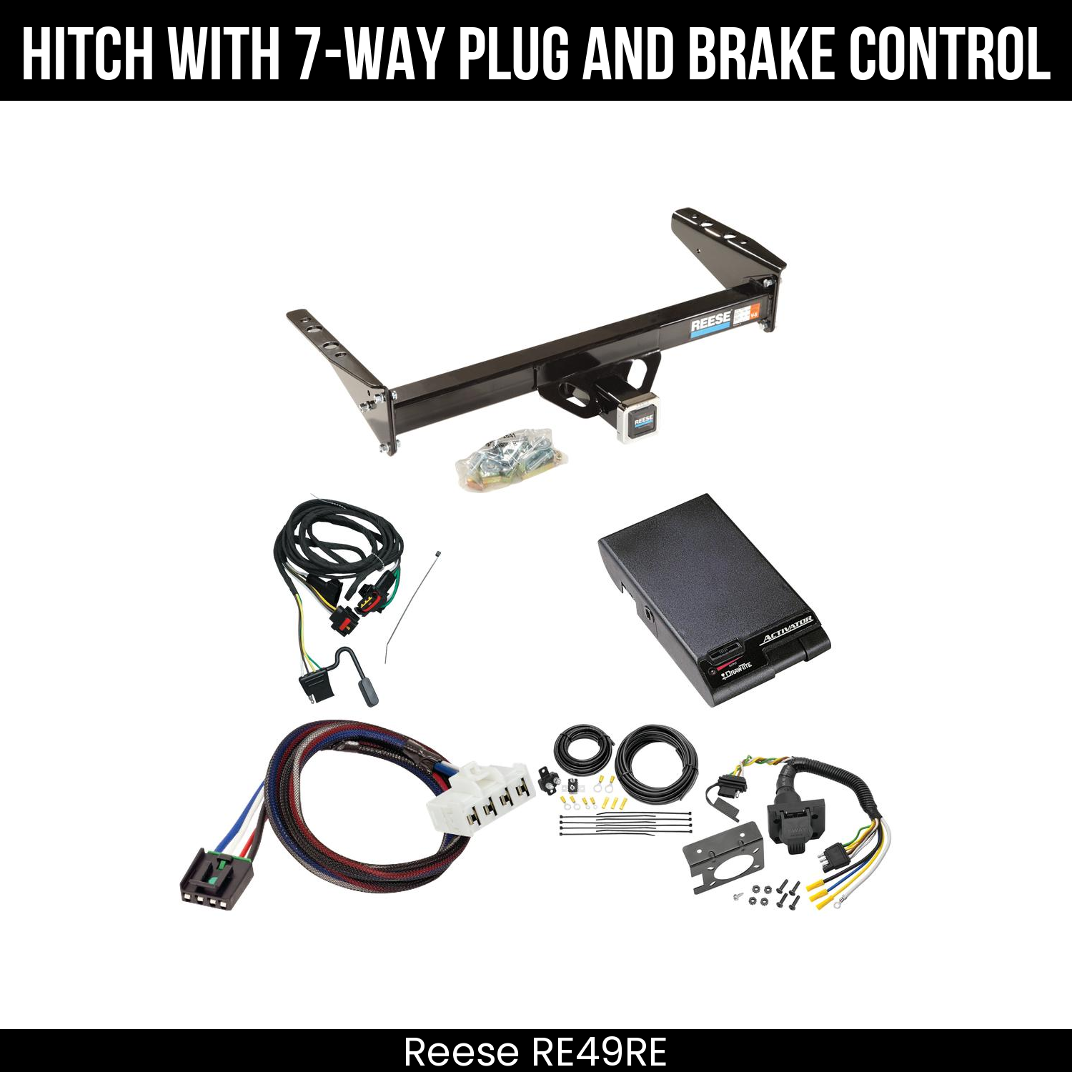 Trailer Hitch , 7-Way , Draw-Tite Activator Brake Control