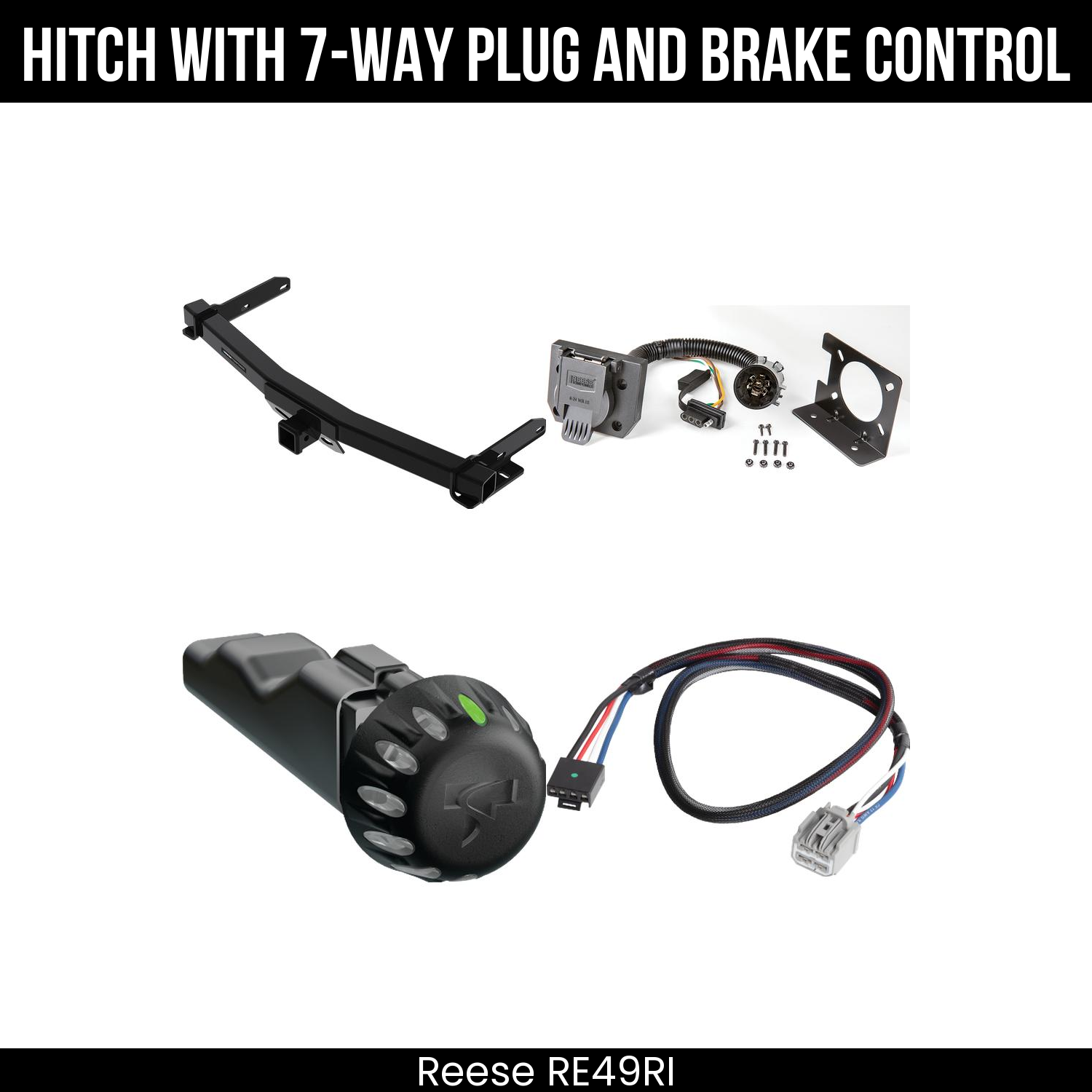 Trailer Hitch , 7-Way , Tekonsha Voyager iD Smart Brake Control