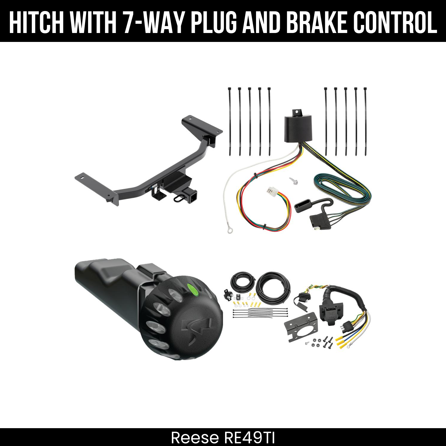 Trailer Hitch , 7-Way , Tekonsha Voyager iD Smart Brake Control