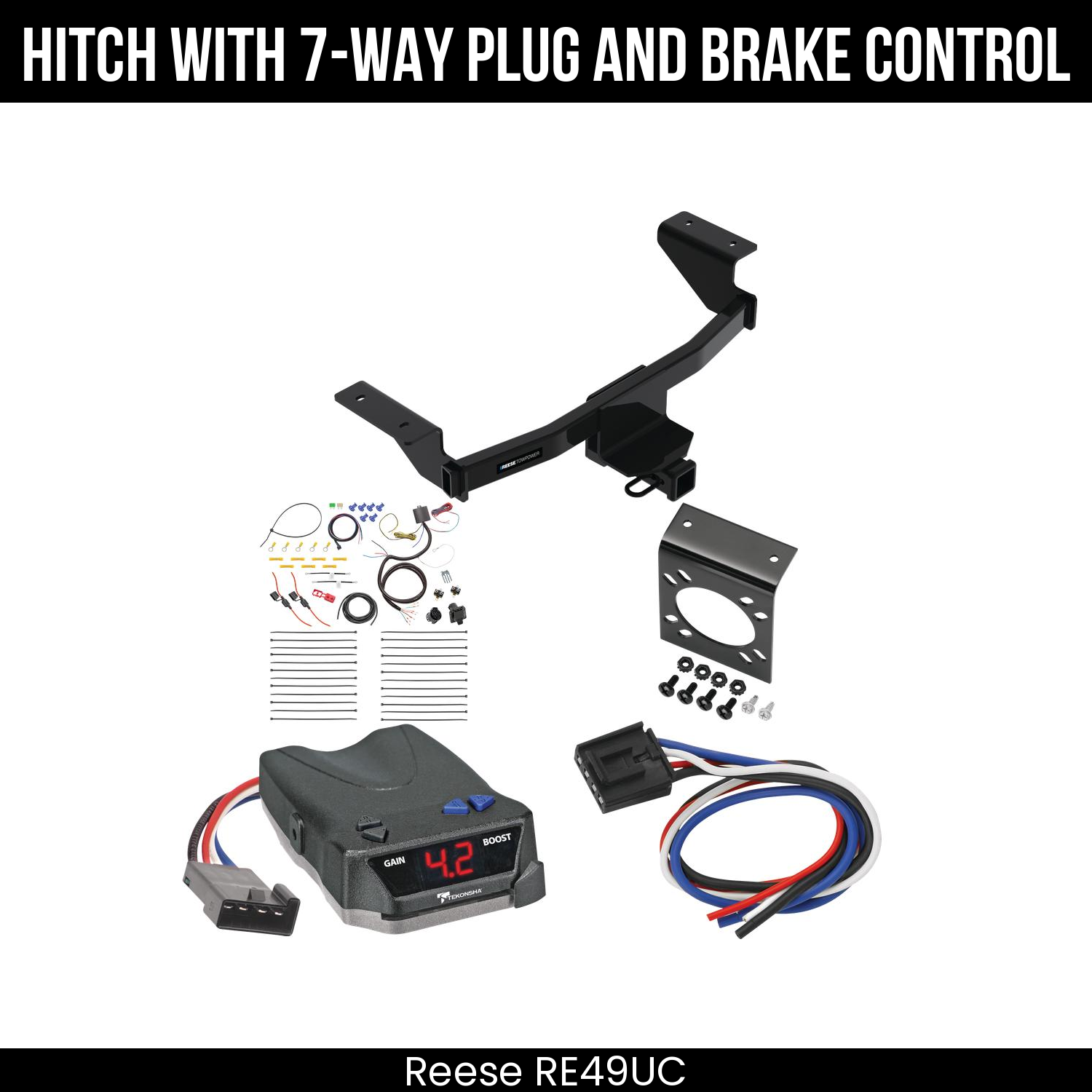 Trailer Hitch , 7-Way , Tekonsha Brake EVN Control