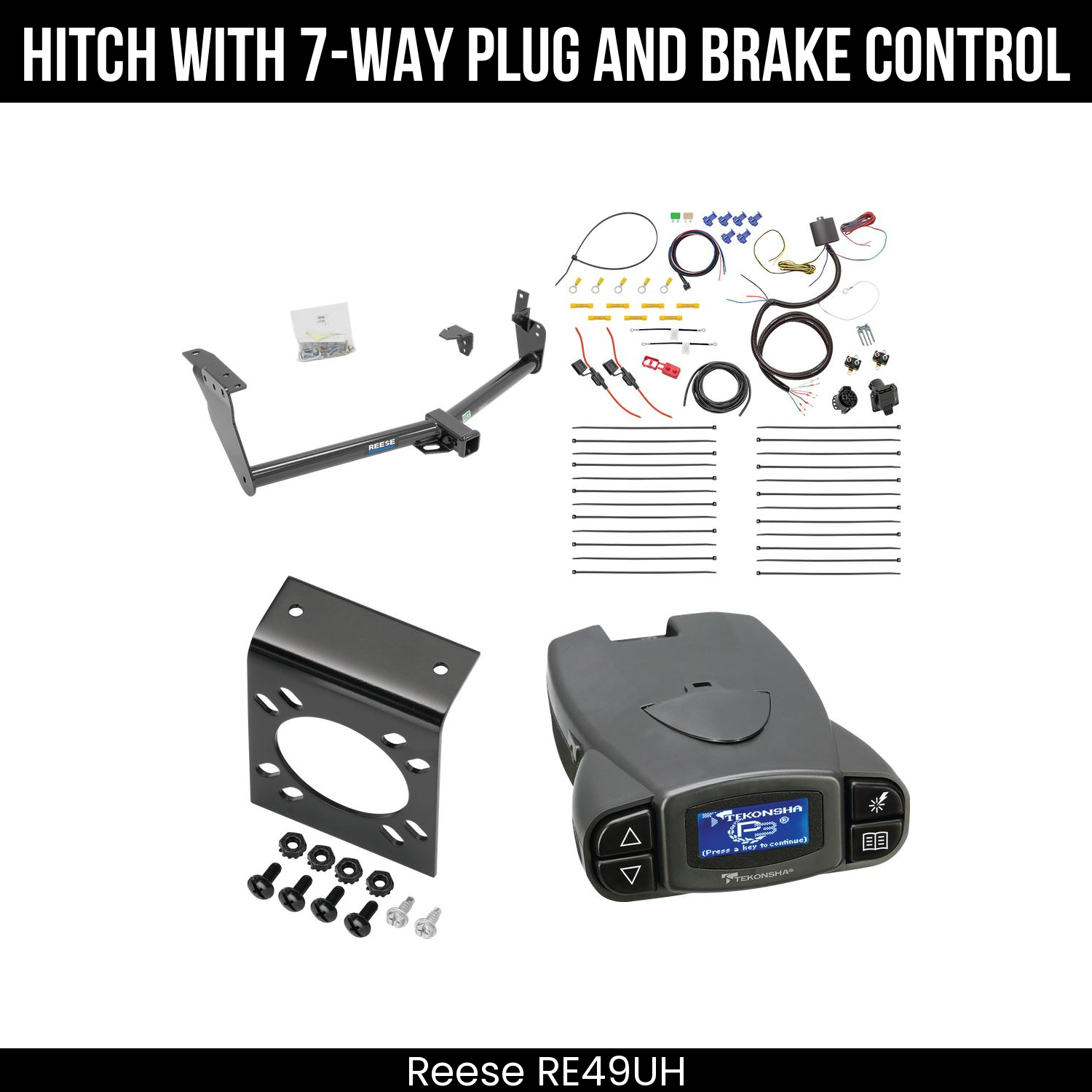 Trailer Hitch , 7-Way , Tekonsha Prodigy P3 Brake Control