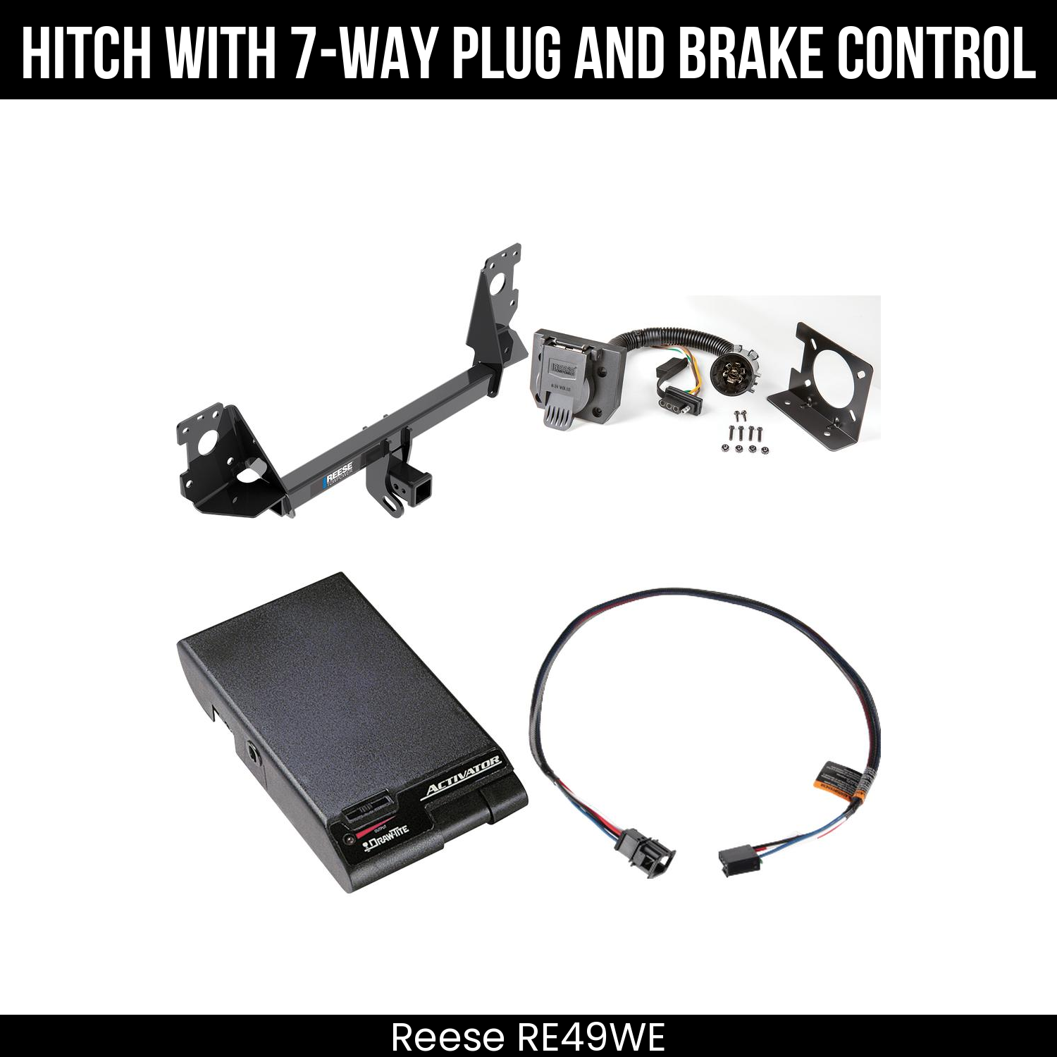 Trailer Hitch , 7-Way , Draw-Tite Activator Brake Control