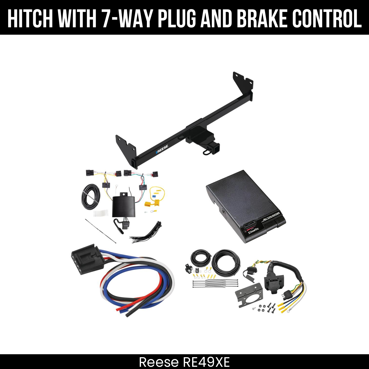 Trailer Hitch , 7-Way , Draw-Tite Activator Brake Control
