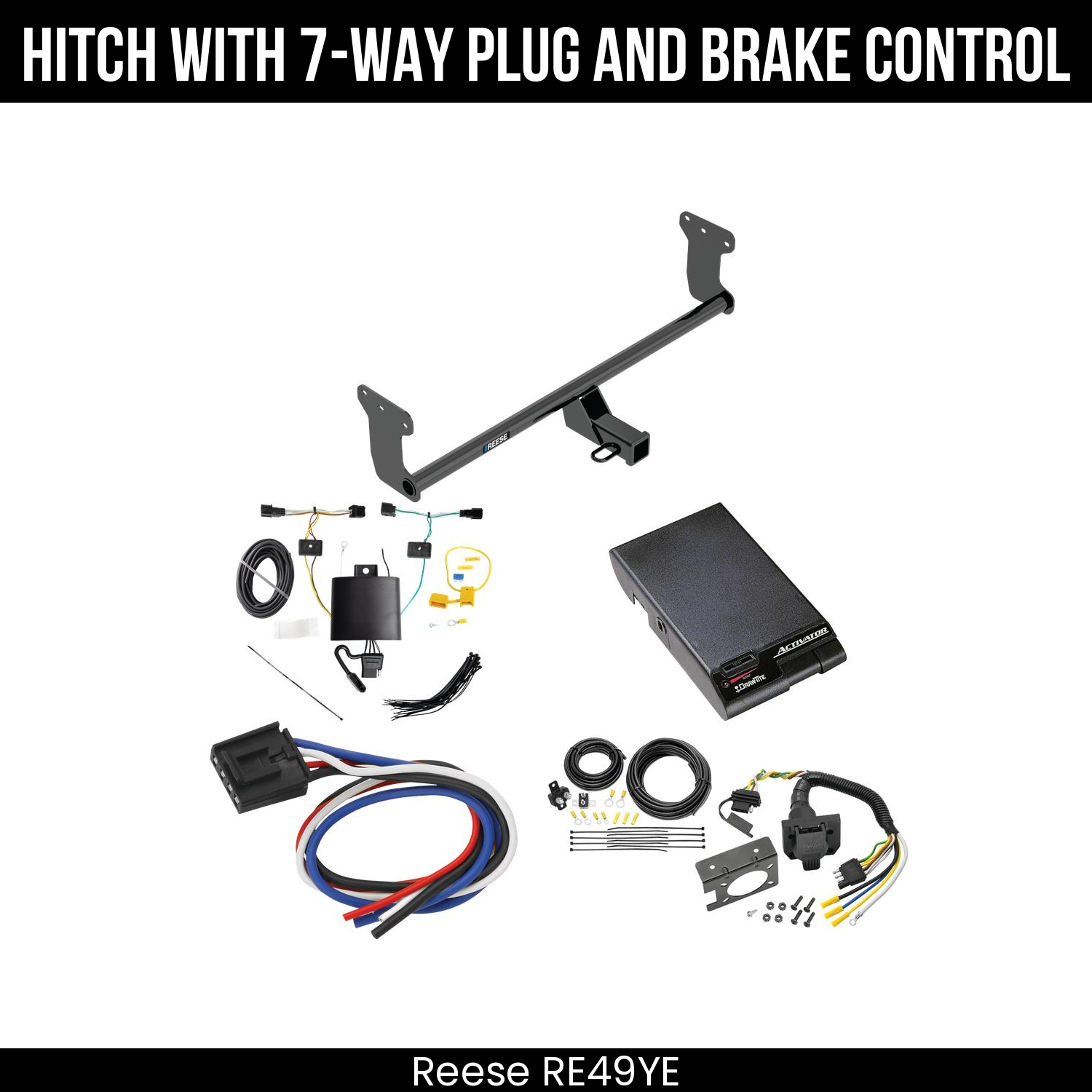 Trailer Hitch , 7-Way , Draw-Tite Activator Brake Control