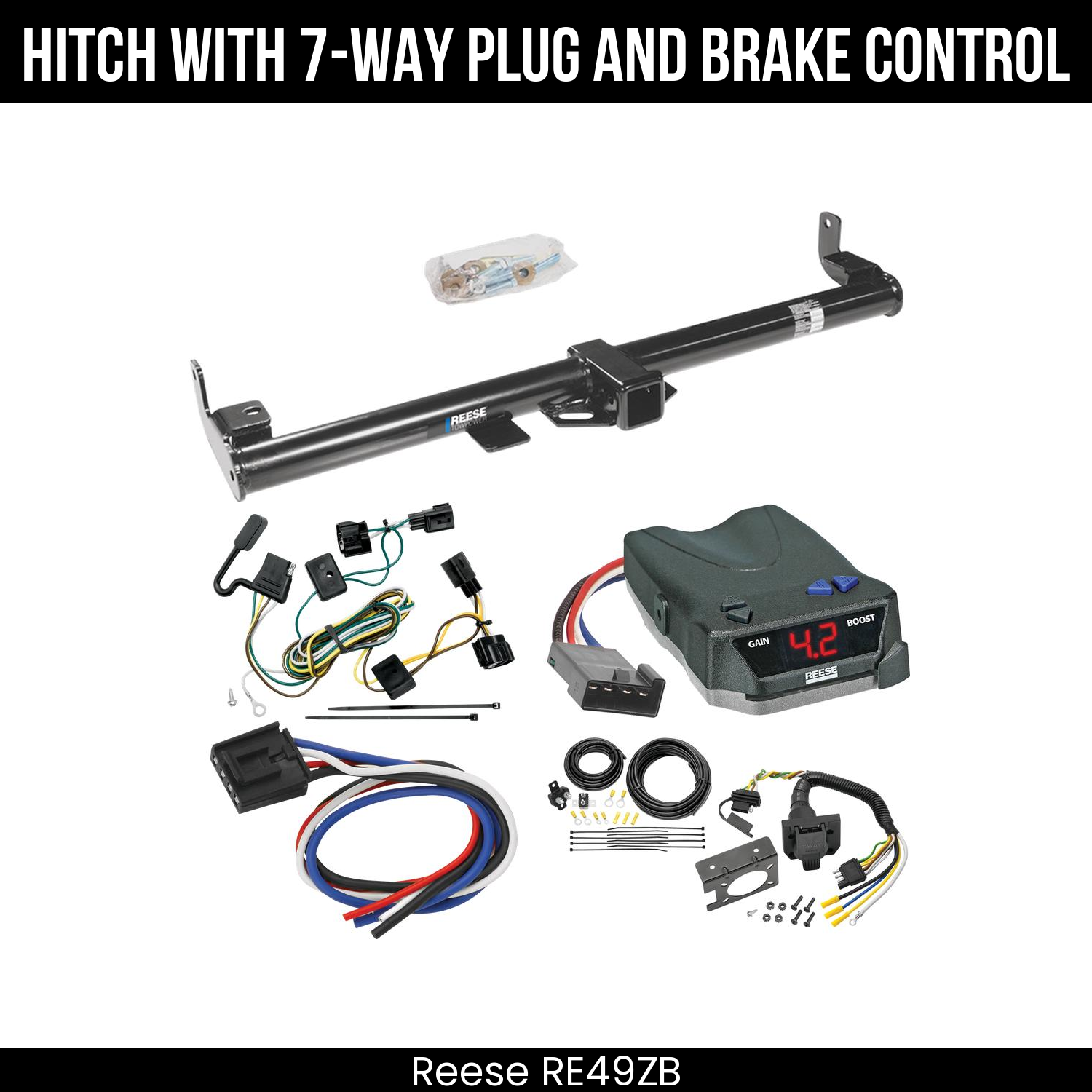 Trailer Hitch , 7-Way , Reese Brake EVN Control