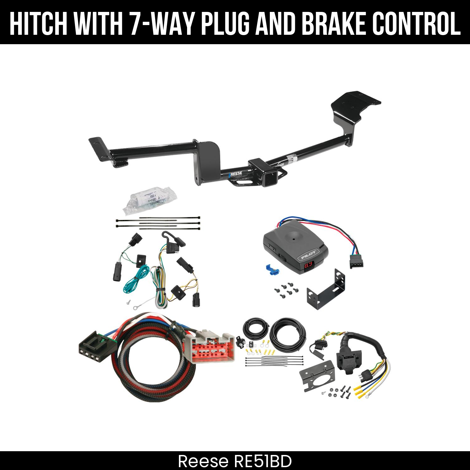 Trailer Hitch , 7-Way , Pro Series Pilot Brake Control