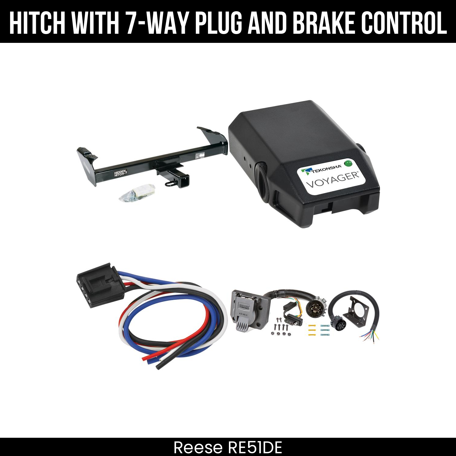 Trailer Hitch , 7-Way , Tekonsha Voyager Brake Control
