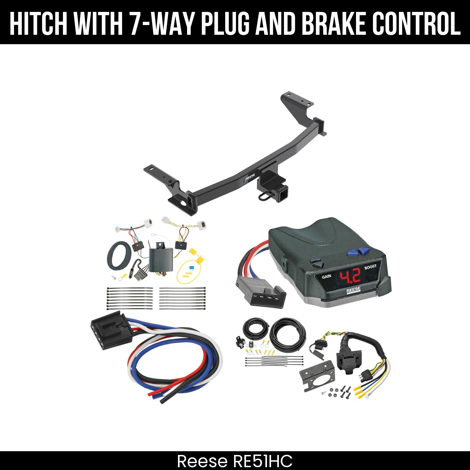 Trailer Hitch , 7-Way , Reese Brake EVN Control
