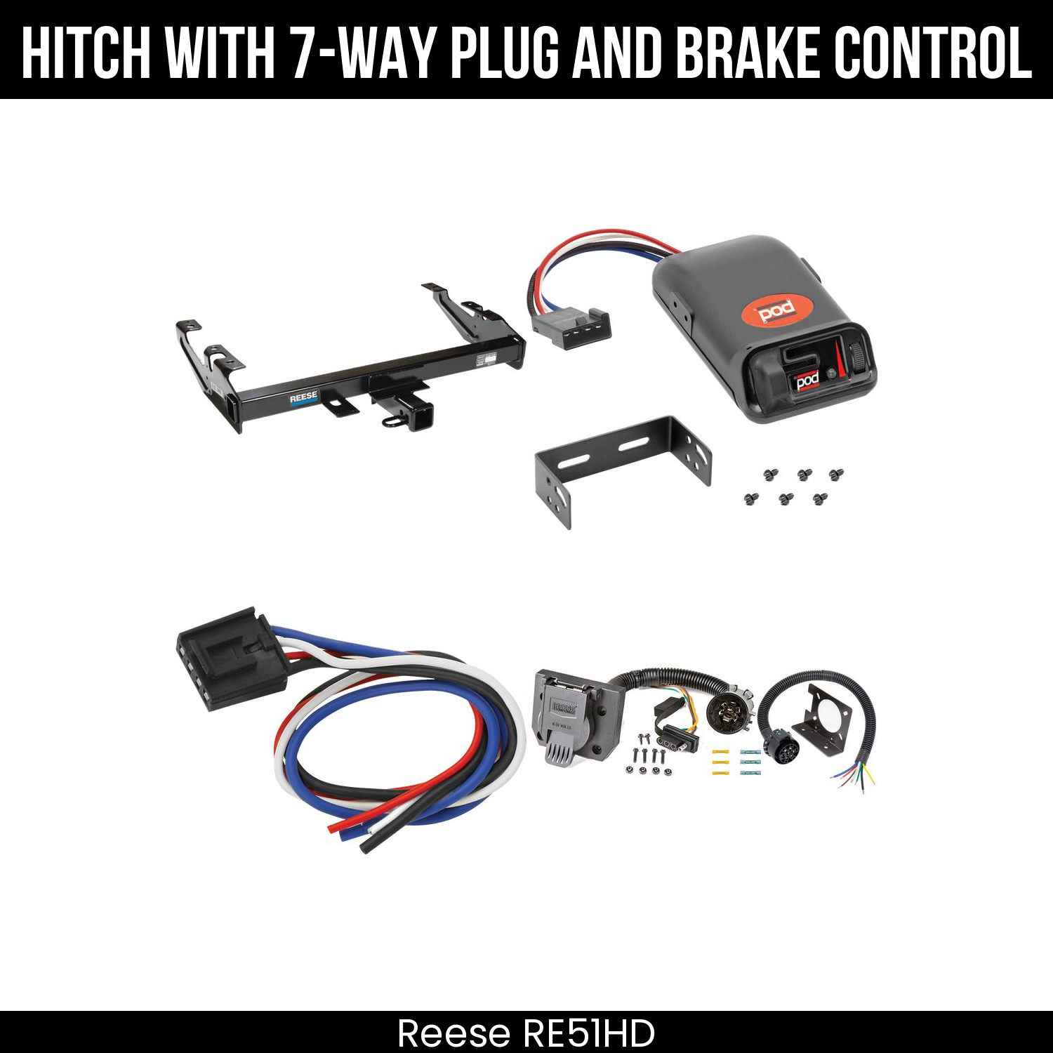 Trailer Hitch , 7-Way , Pro Series POD Brake Control