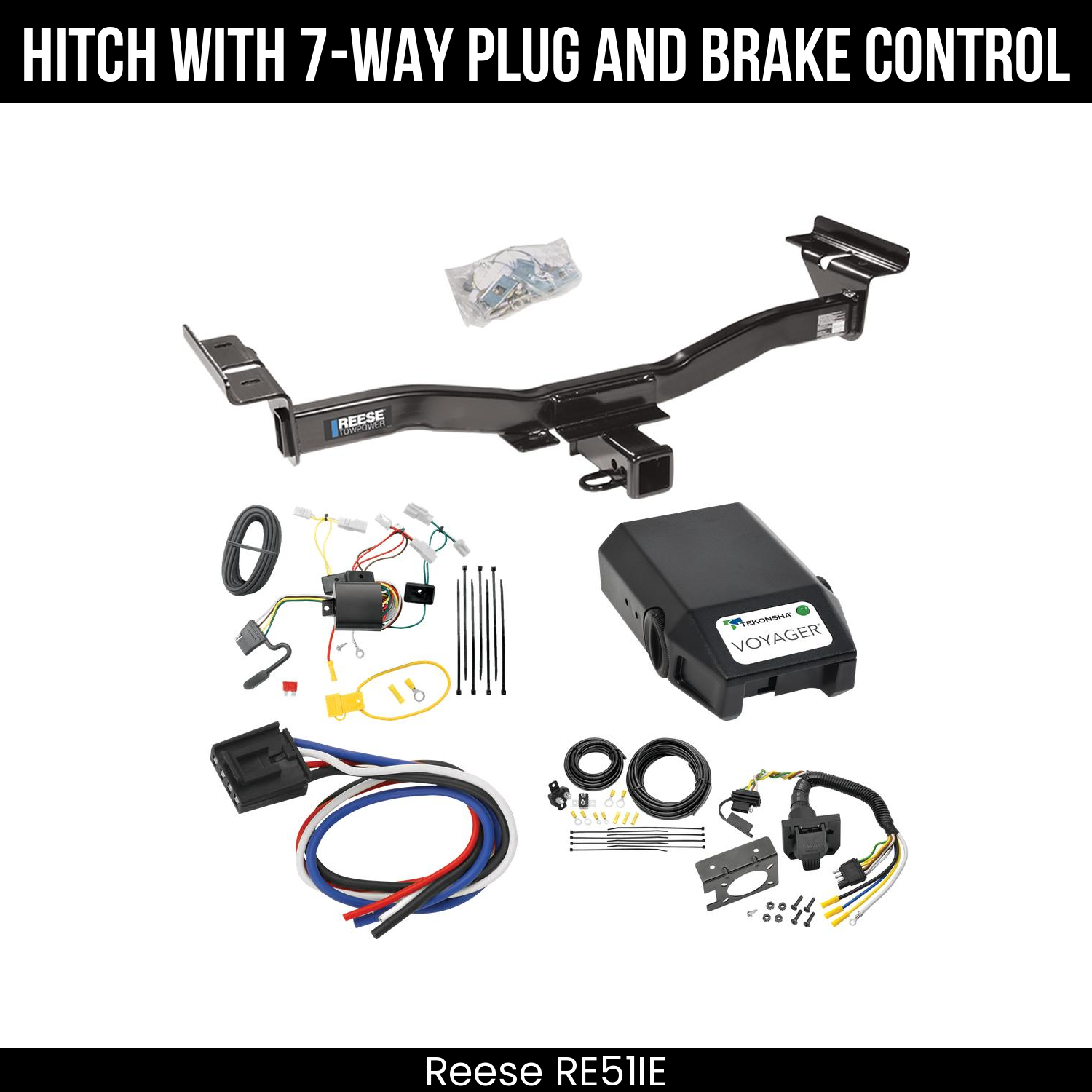 Trailer Hitch , 7-Way , Tekonsha Voyager Brake Control