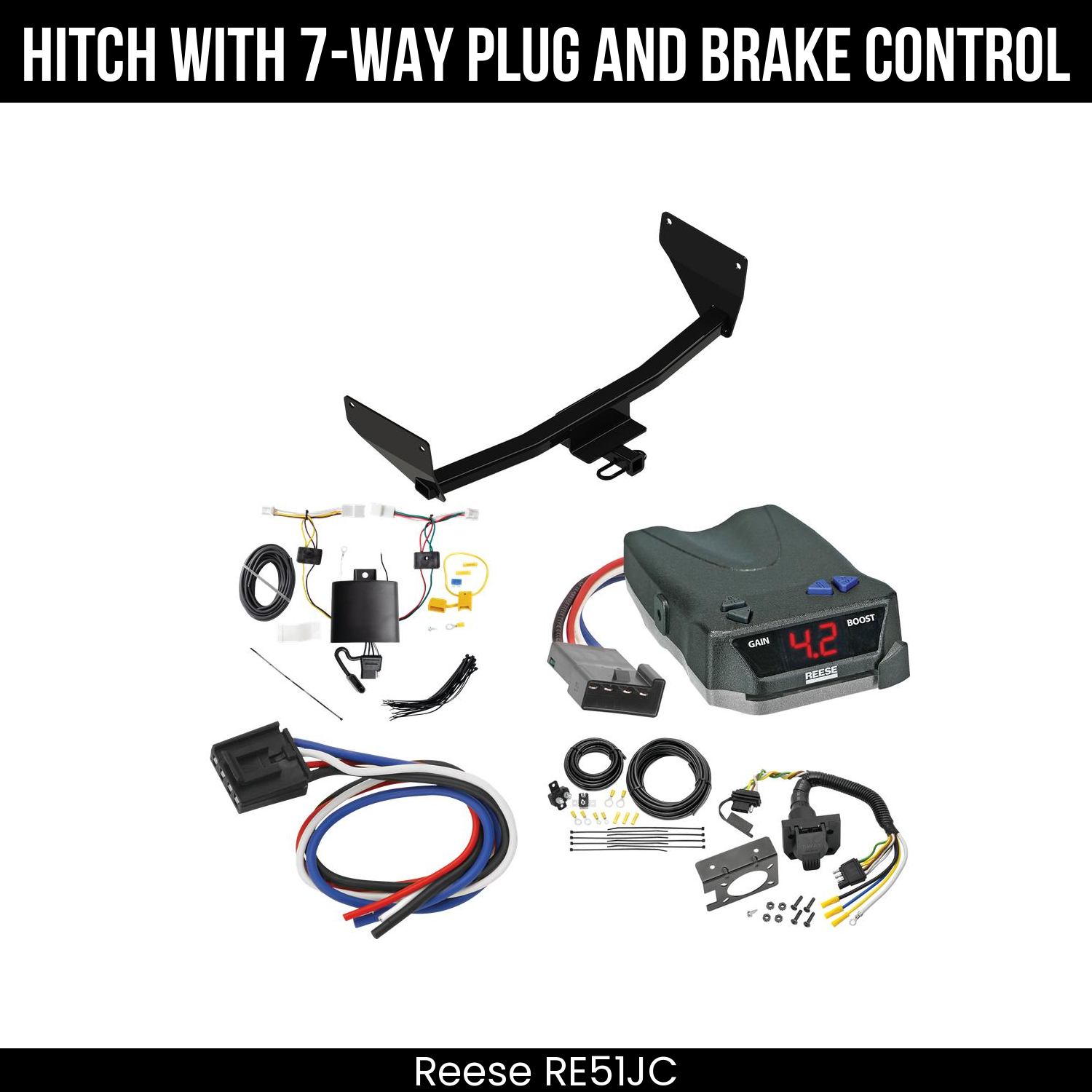 Trailer Hitch , 7-Way , Reese Brake EVN Control