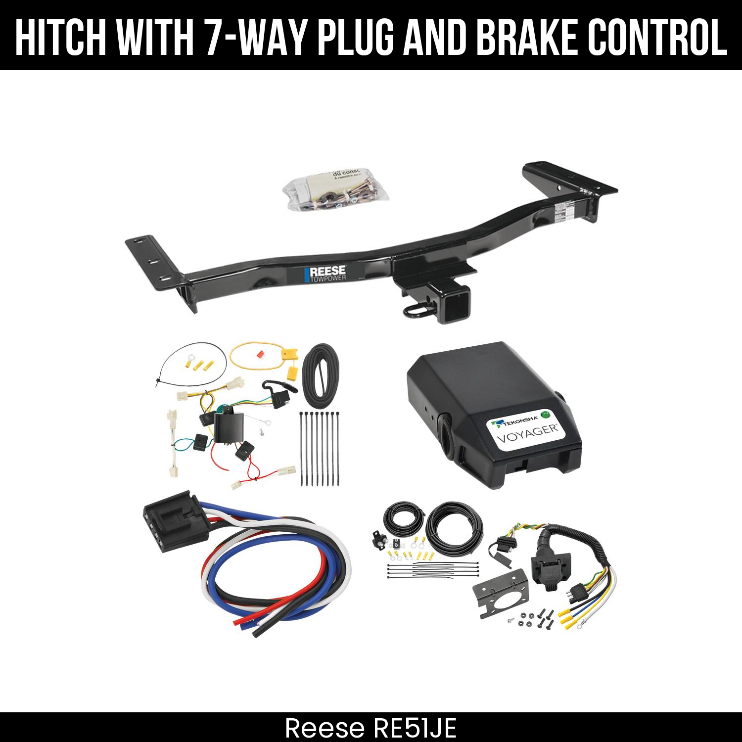 Trailer Hitch , 7-Way , Tekonsha Voyager Brake Control