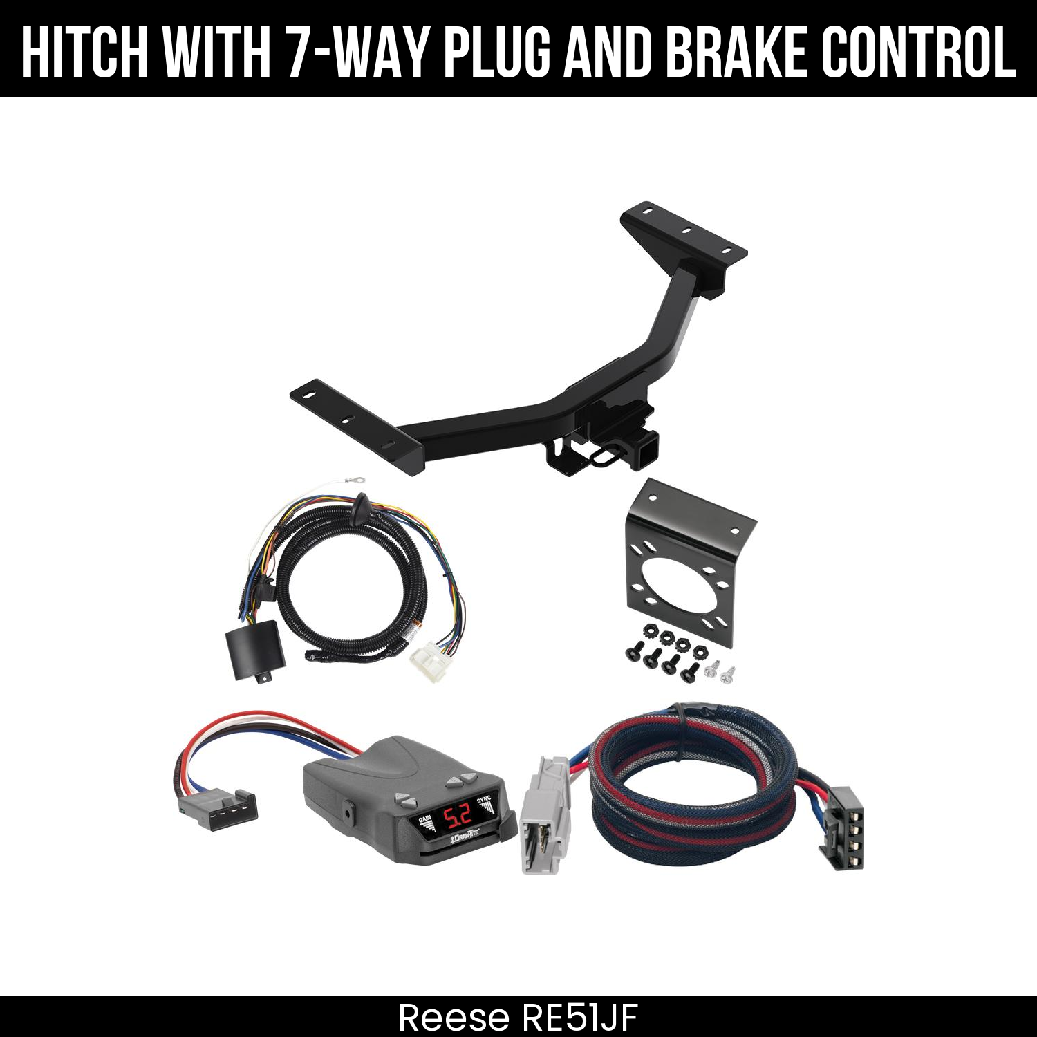 Trailer Hitch , 7-Way , Draw-Tite Activator IV Brake Control