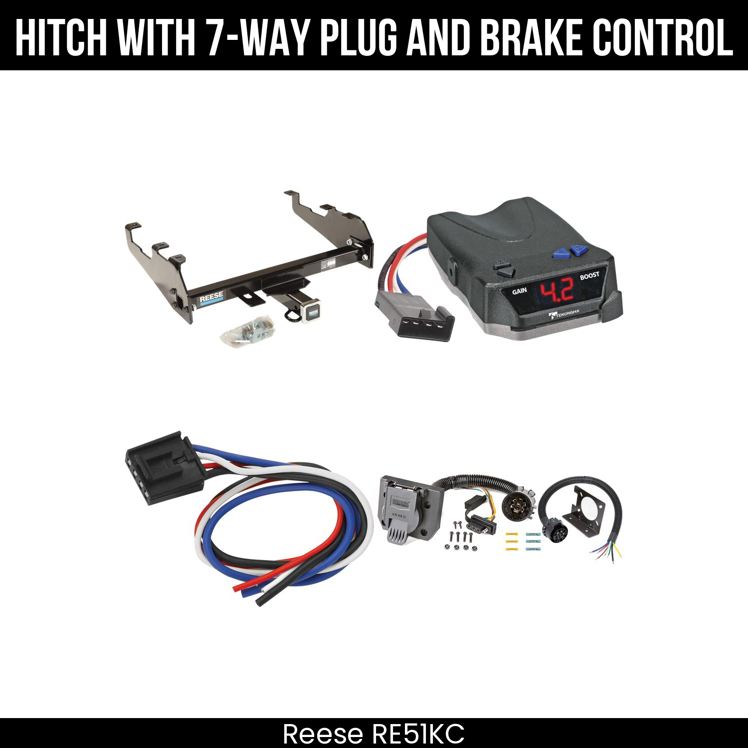 Trailer Hitch , 7-Way , Tekonsha Brake EVN Control