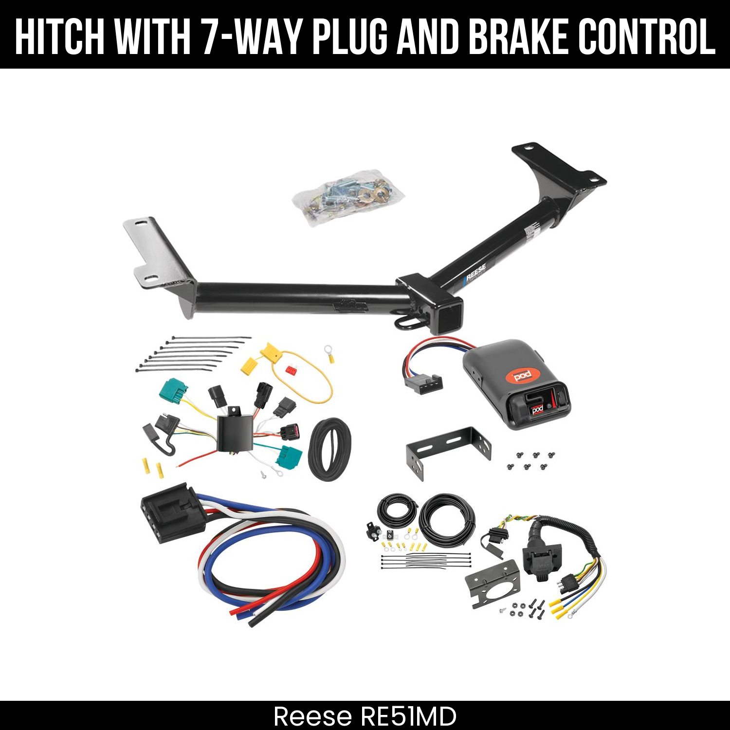 Trailer Hitch , 7-Way , Pro Series POD Brake Control