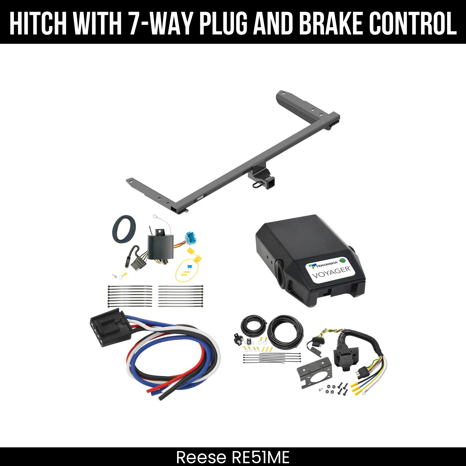 Trailer Hitch , 7-Way , Tekonsha Voyager Brake Control