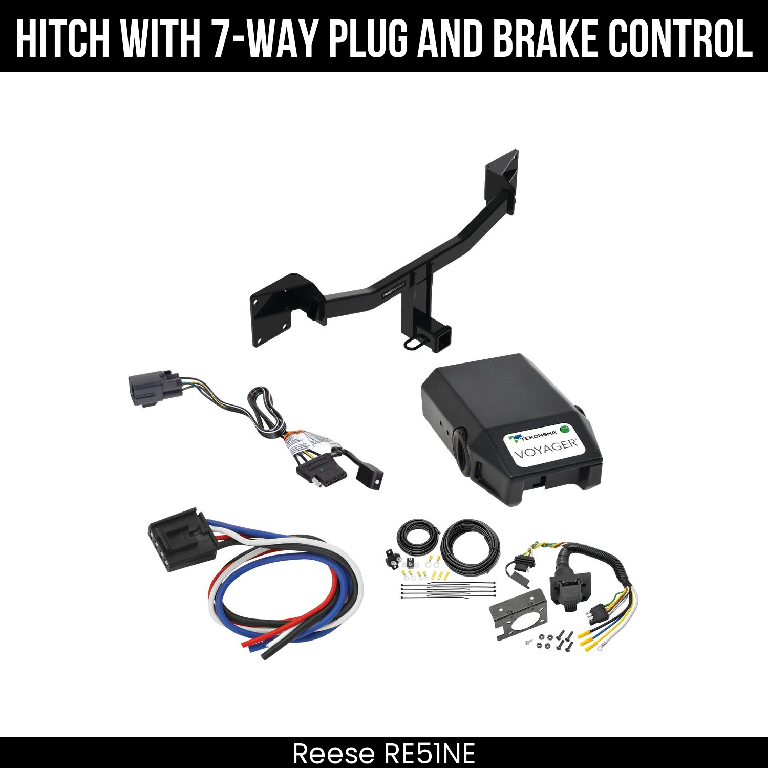 Trailer Hitch , 7-Way , Tekonsha Voyager Brake Control