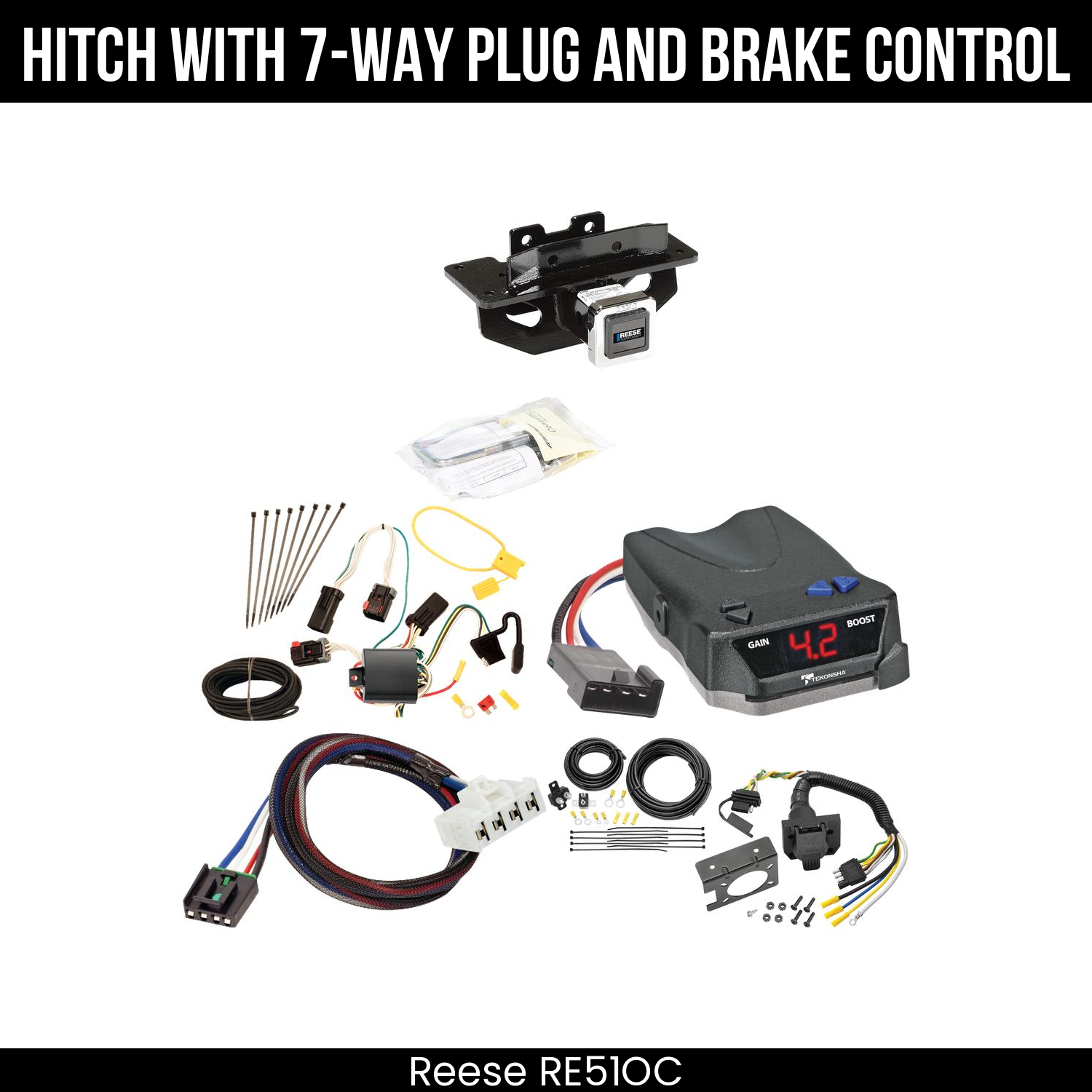 Trailer Hitch , 7-Way , Tekonsha Brake EVN Control