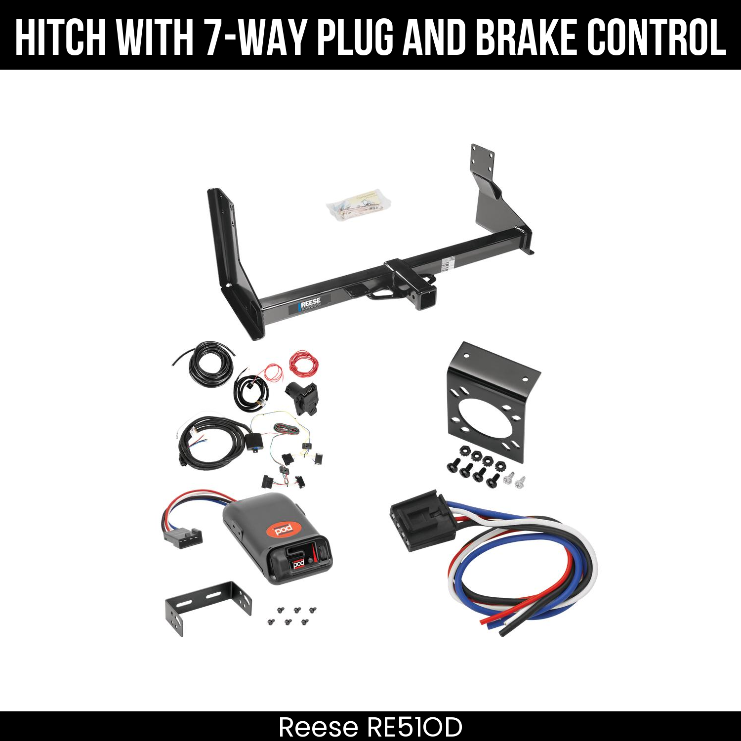 Trailer Hitch , 7-Way , Pro Series POD Brake Control