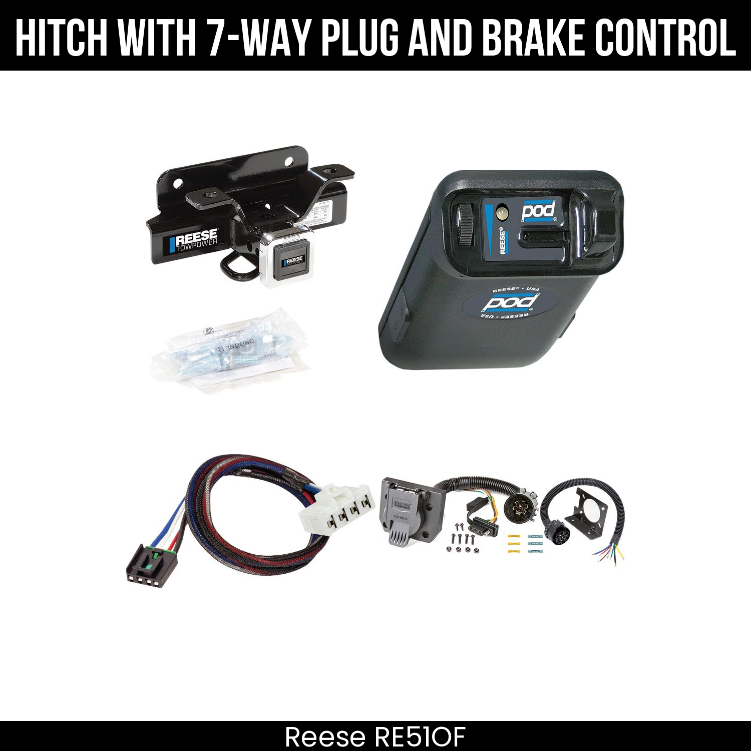 Trailer Hitch , 7-Way , Reese POD Brake Control