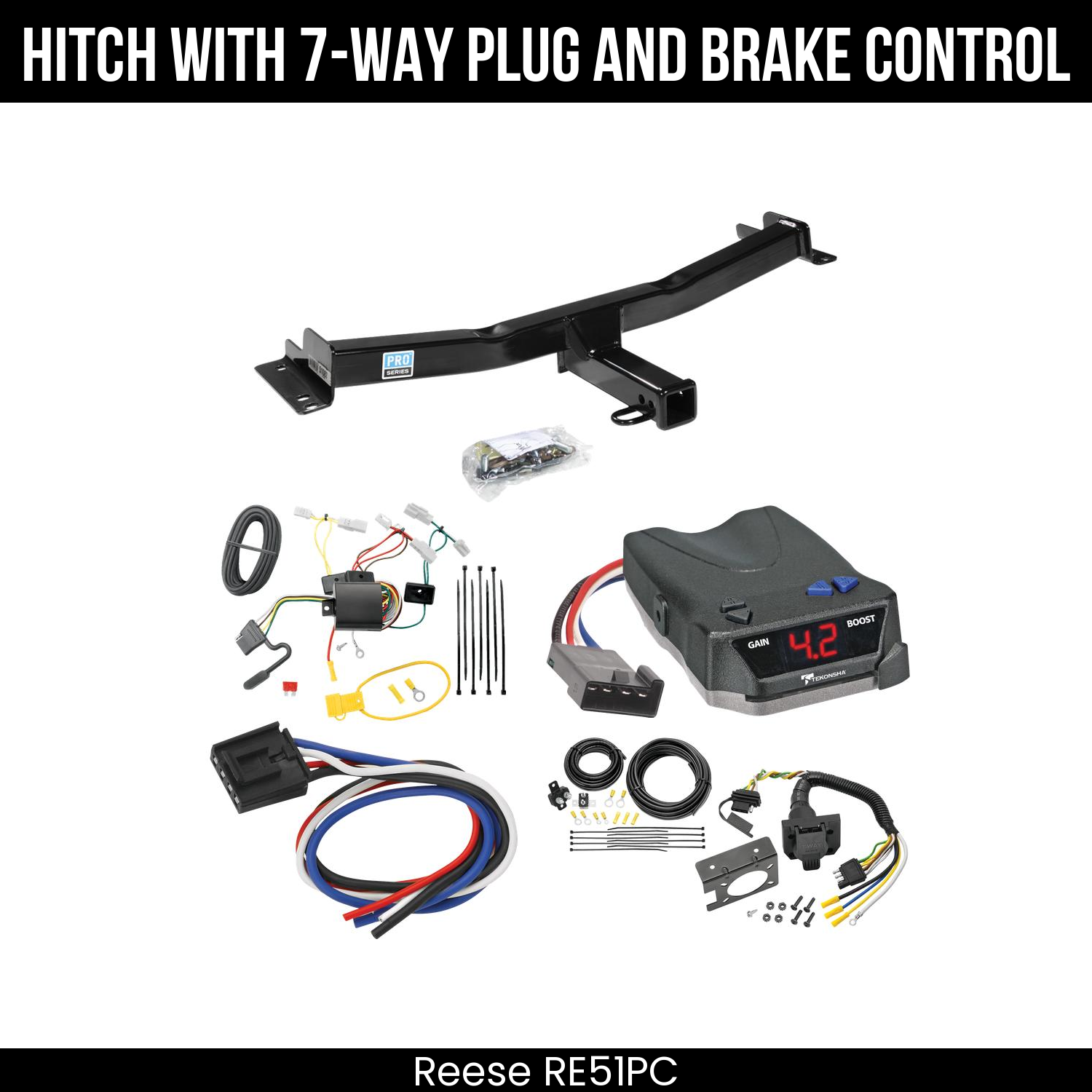 Trailer Hitch , 7-Way , Tekonsha Brake EVN Control
