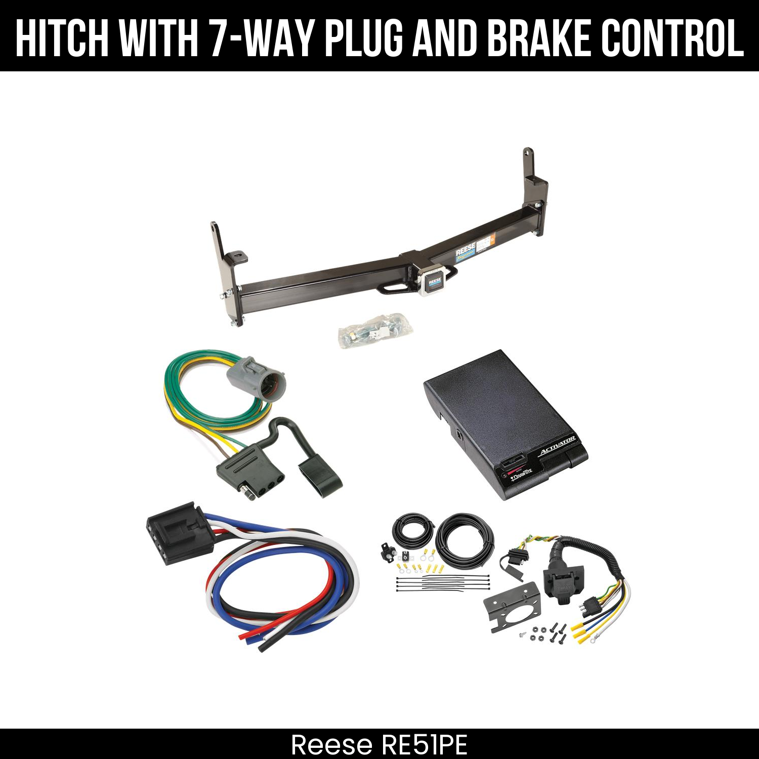 Trailer Hitch , 7-Way , Draw-Tite Activator Brake Control