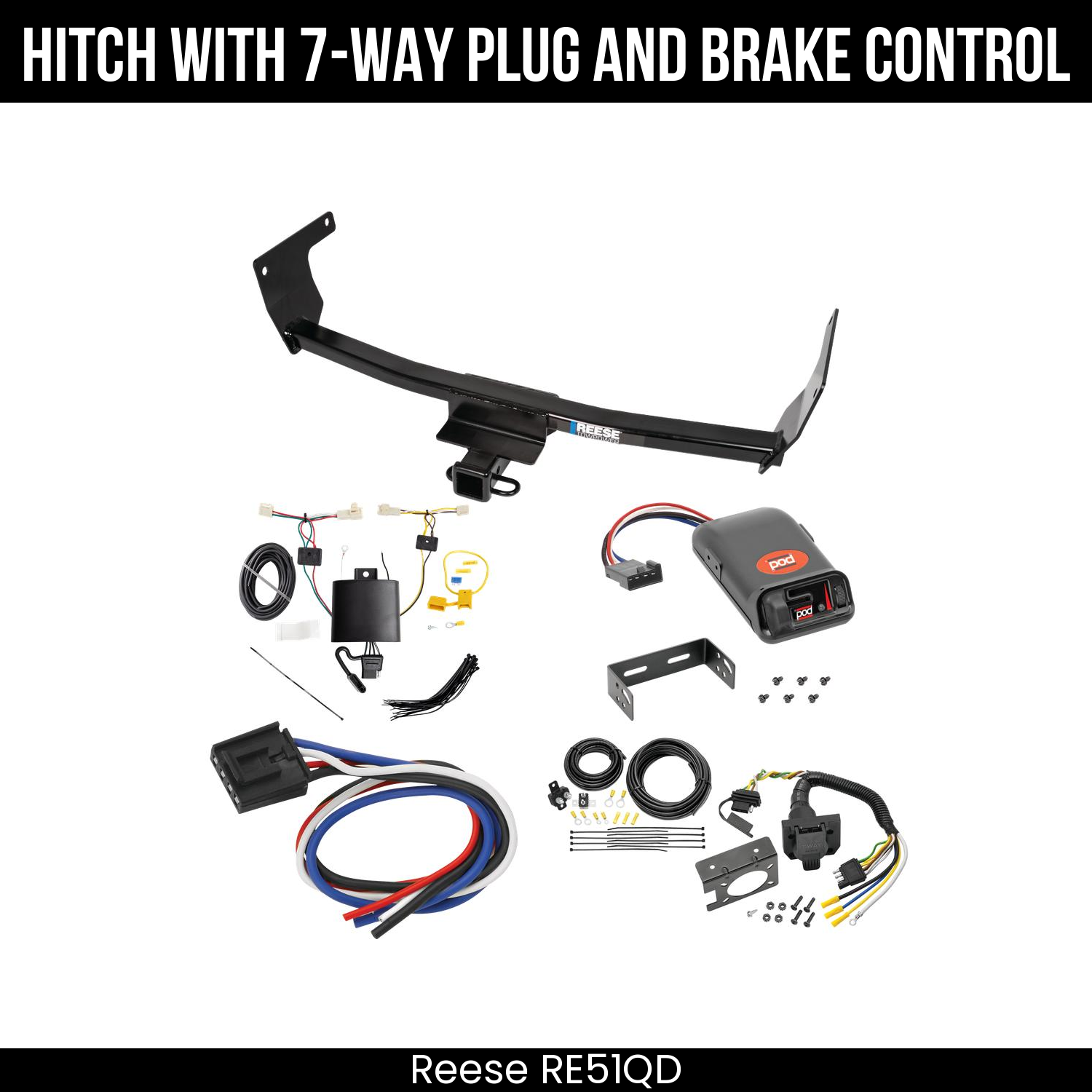 Trailer Hitch , 7-Way , Pro Series POD Brake Control