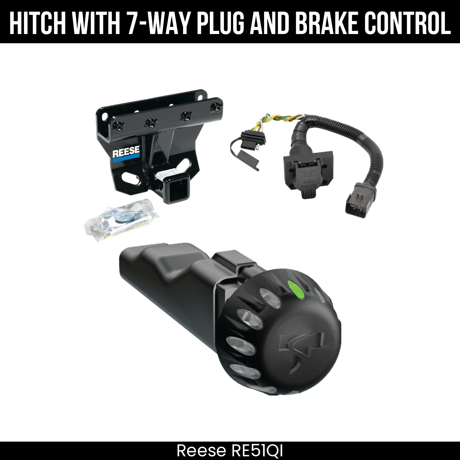Trailer Hitch , 7-Way , Tekonsha Voyager iD Smart Brake Control