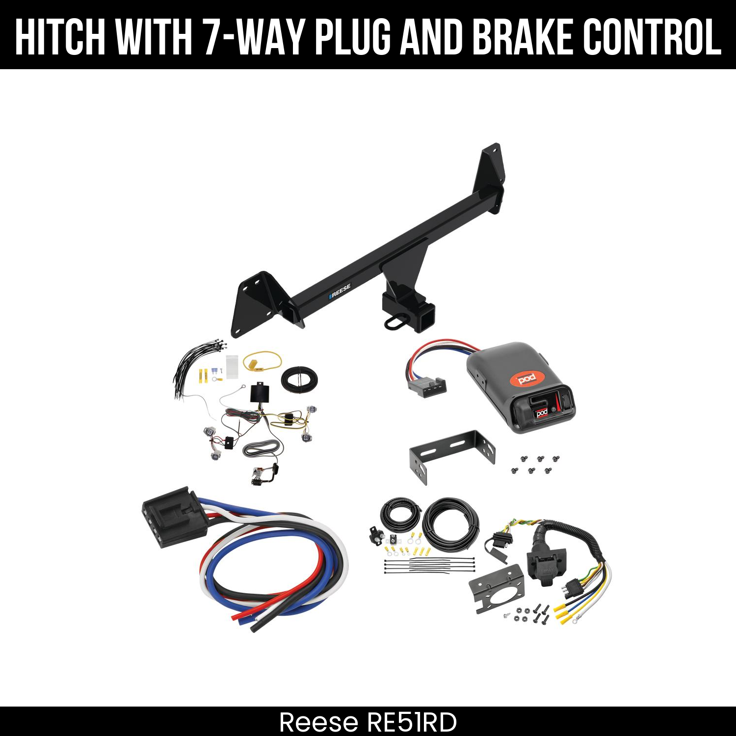Trailer Hitch , 7-Way , Pro Series POD Brake Control