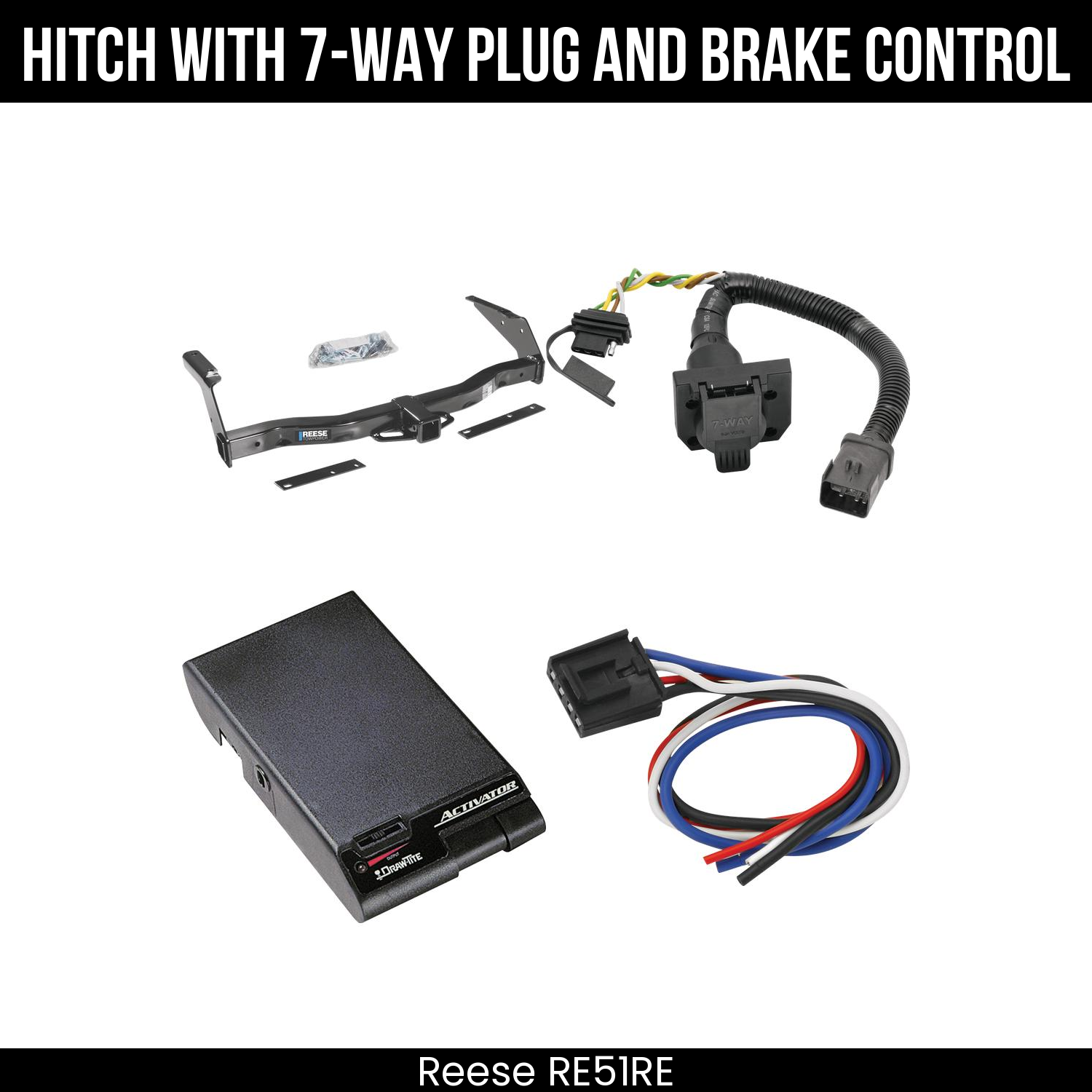 Trailer Hitch , 7-Way , Draw-Tite Activator Brake Control