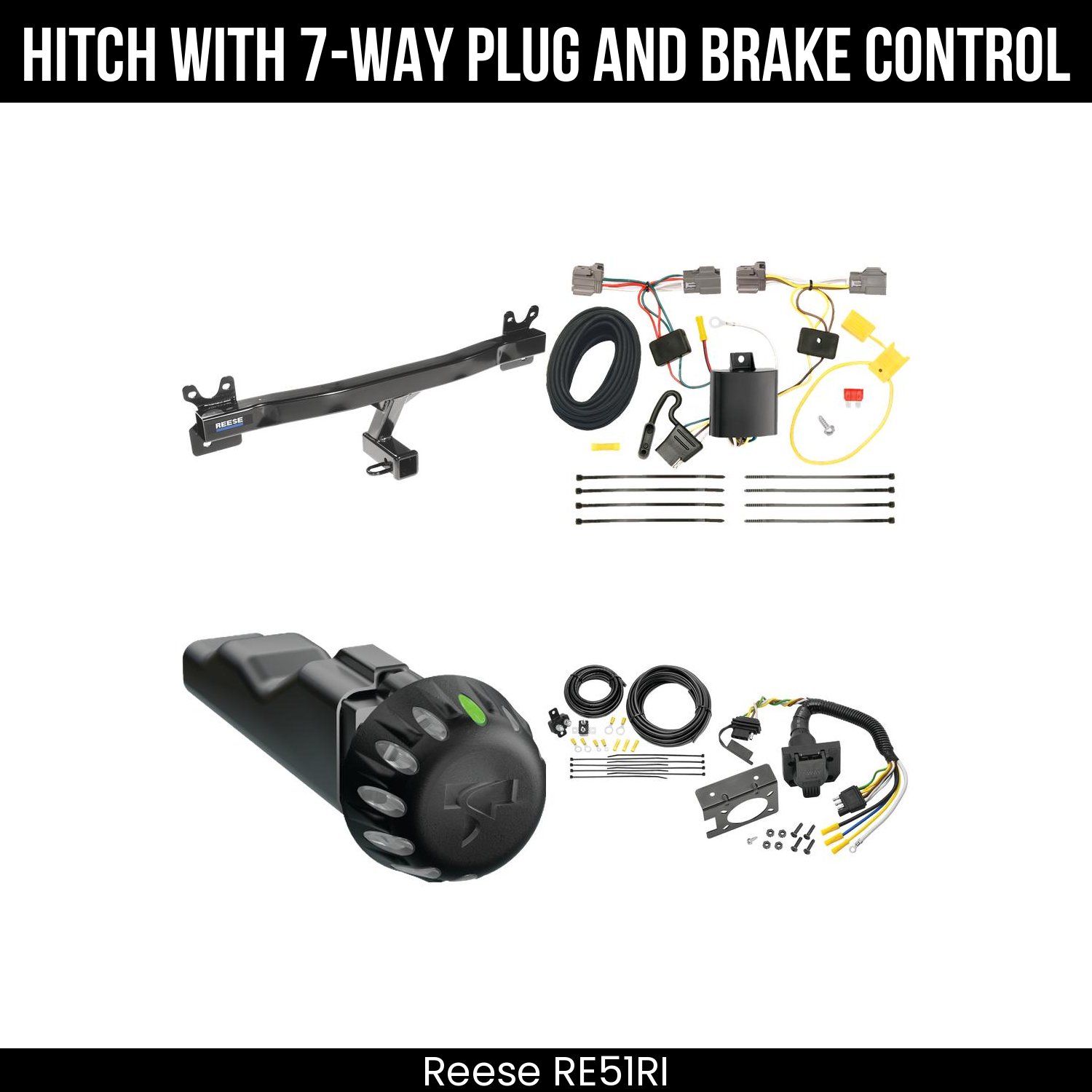 Trailer Hitch , 7-Way , Tekonsha Voyager iD Smart Brake Control