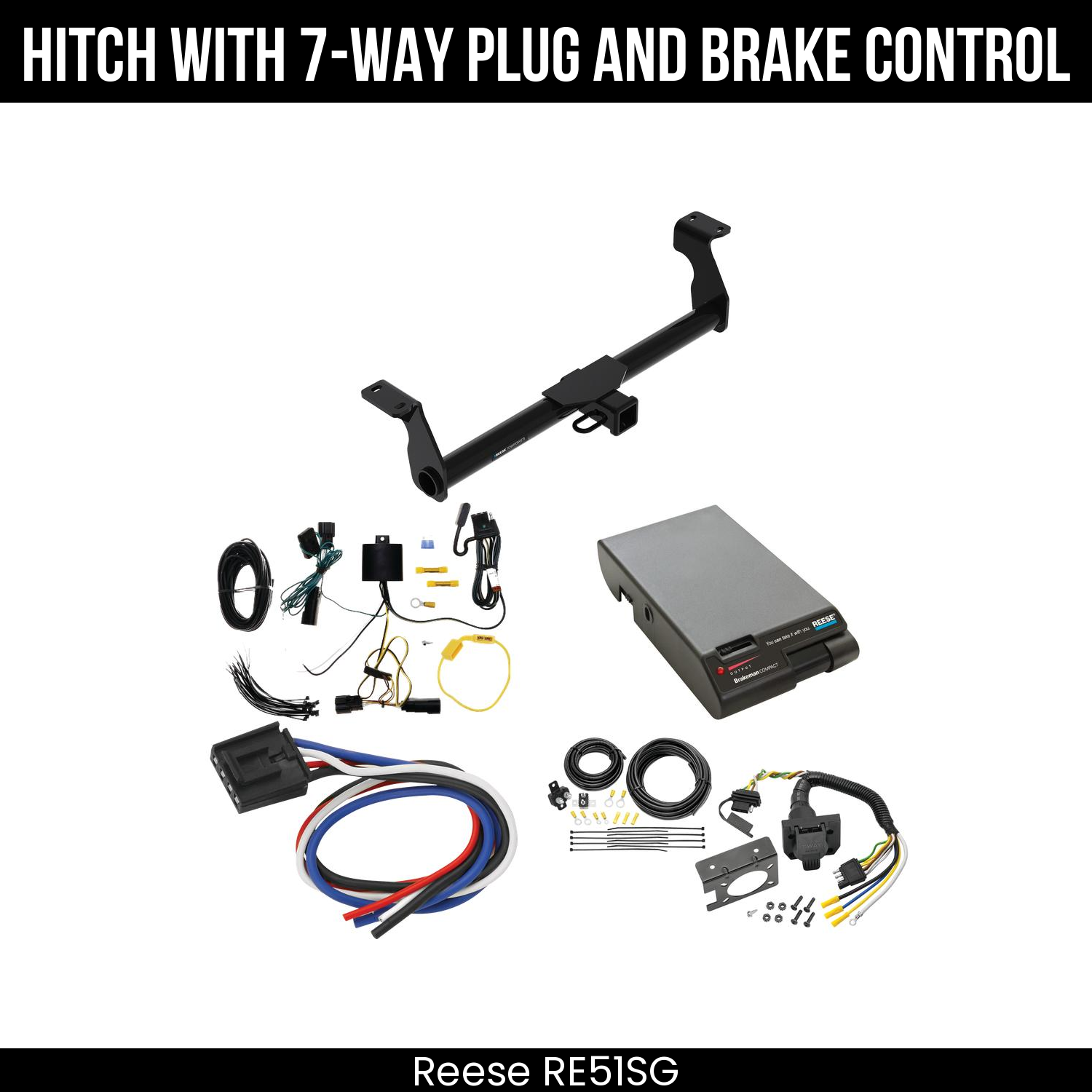Trailer Hitch , 7-Way , Reese Brakeman Brake Control