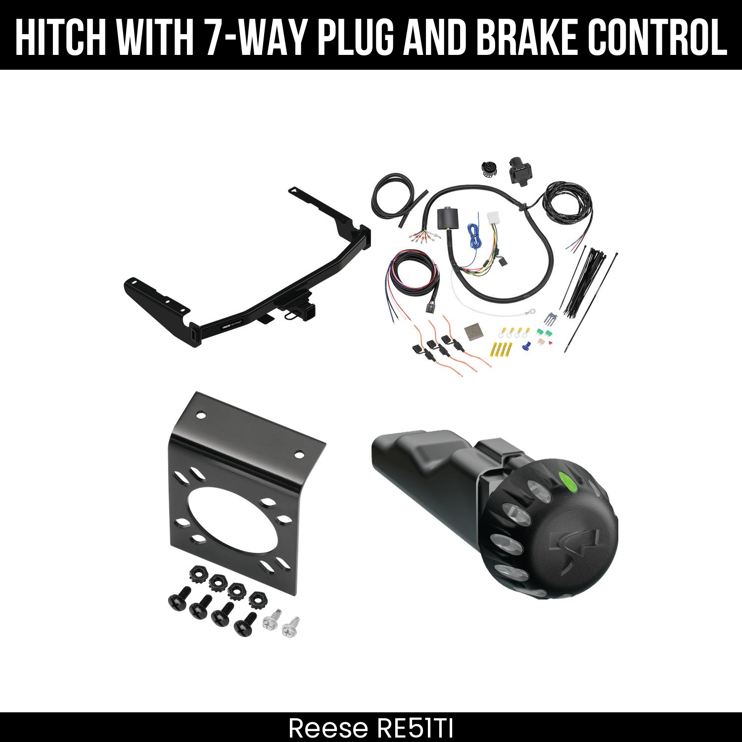 Trailer Hitch , 7-Way , Tekonsha Voyager iD Smart Brake Control