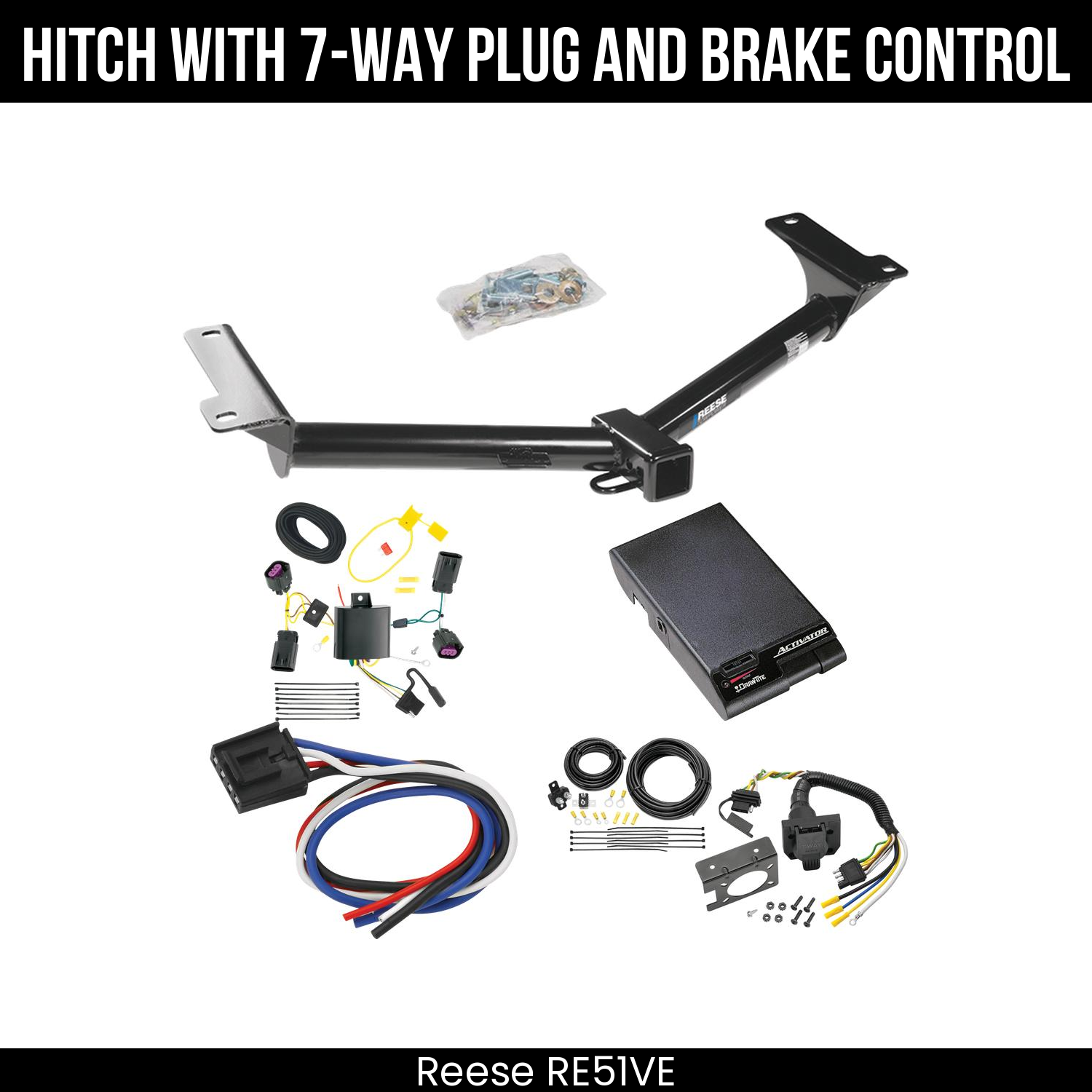 Trailer Hitch , 7-Way , Draw-Tite Activator Brake Control