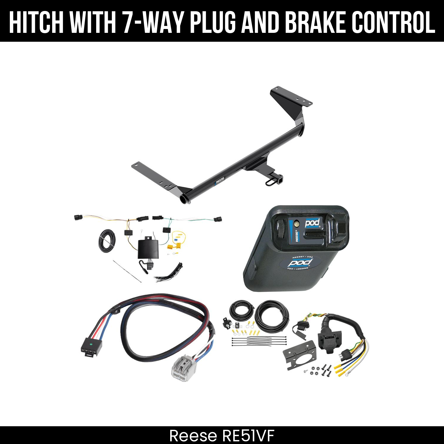Trailer Hitch , 7-Way , Reese POD Brake Control