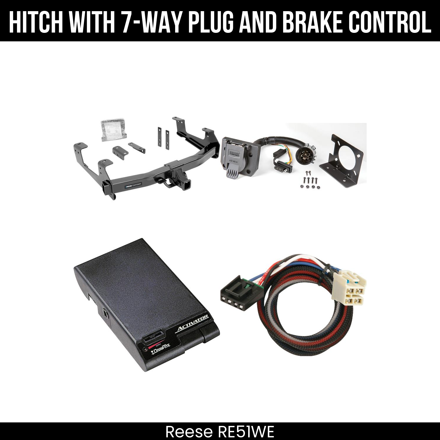 Trailer Hitch , 7-Way , Draw-Tite Activator Brake Control