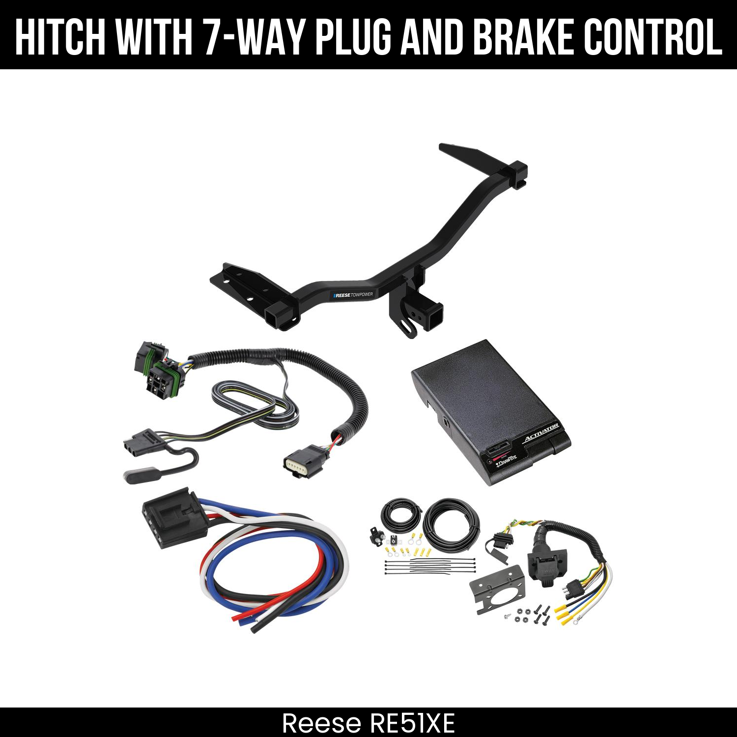 Trailer Hitch , 7-Way , Draw-Tite Activator Brake Control