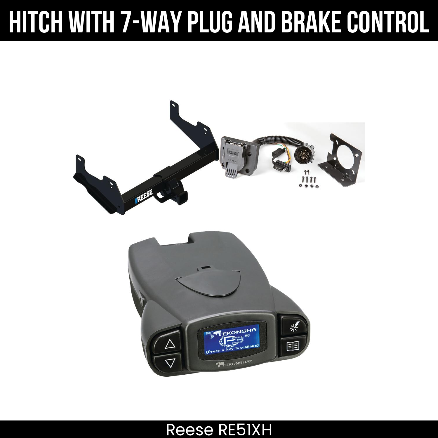 Trailer Hitch , 7-Way , Tekonsha Prodigy P3 Brake Control