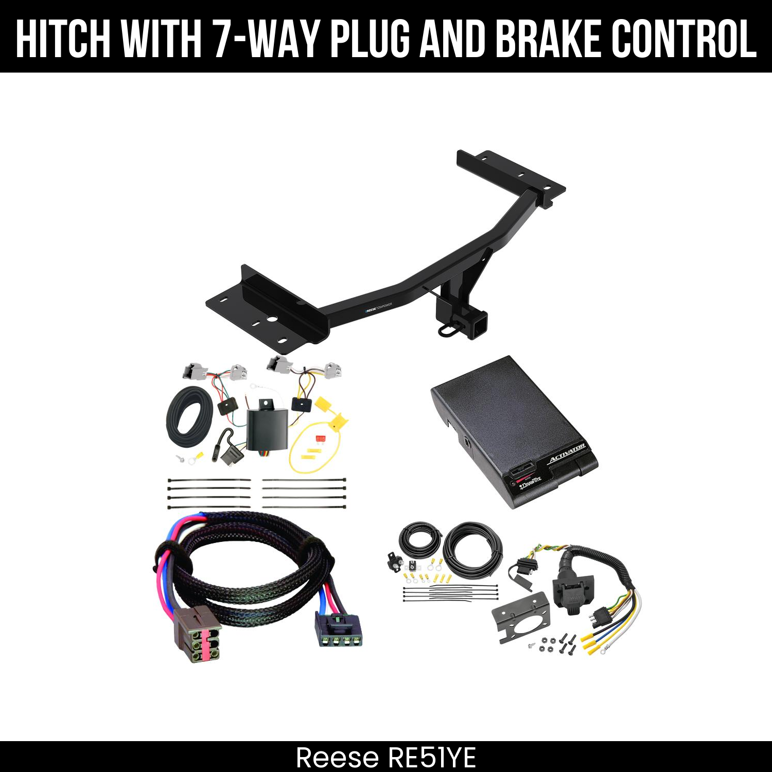 Trailer Hitch , 7-Way , Draw-Tite Activator Brake Control