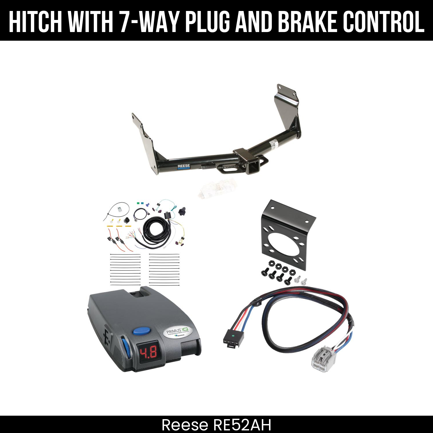 Trailer Hitch , 7-Way , Tekonsha Primus IQ Brake Control