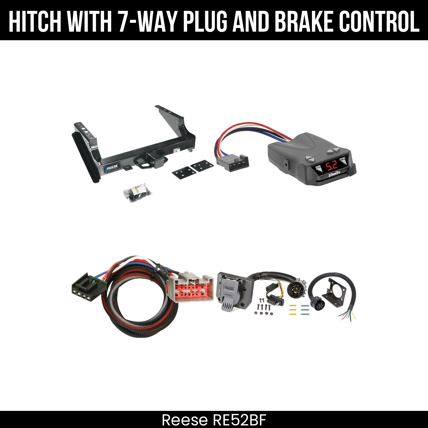 Trailer Hitch , 7-Way , Draw-Tite Activator IV Brake Control